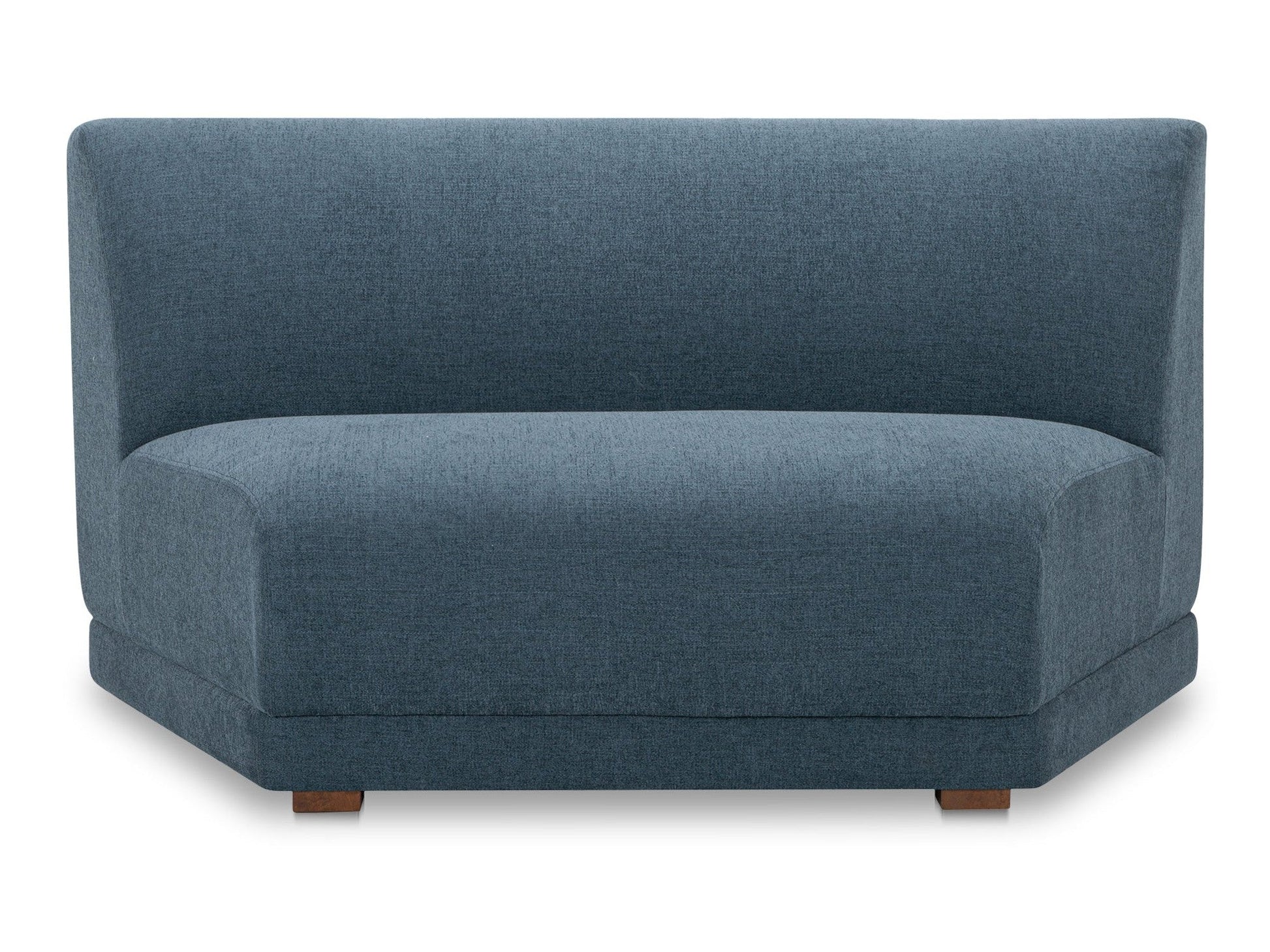 Fraser Deep Blue Wedge Slipper Chair - Ornate Home