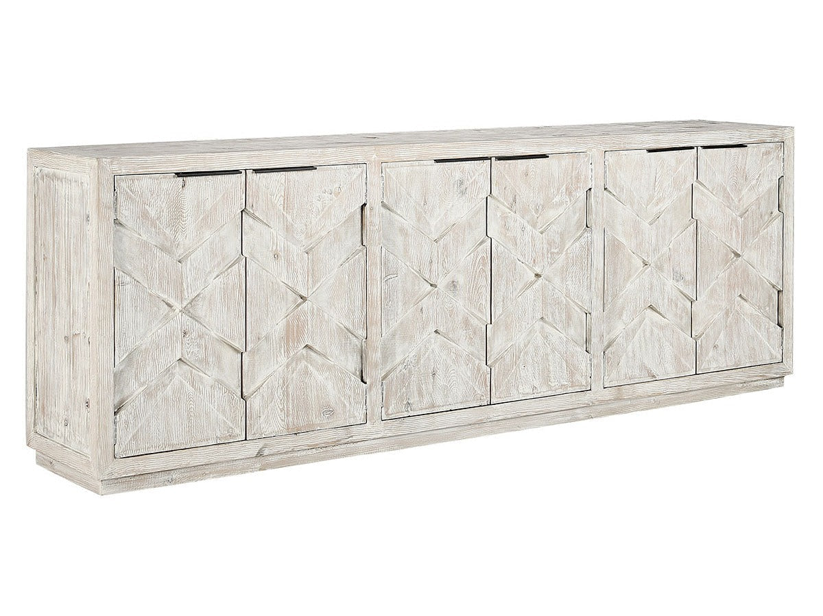 Frederick Timeworn Cream Sideboard - Ornate Home