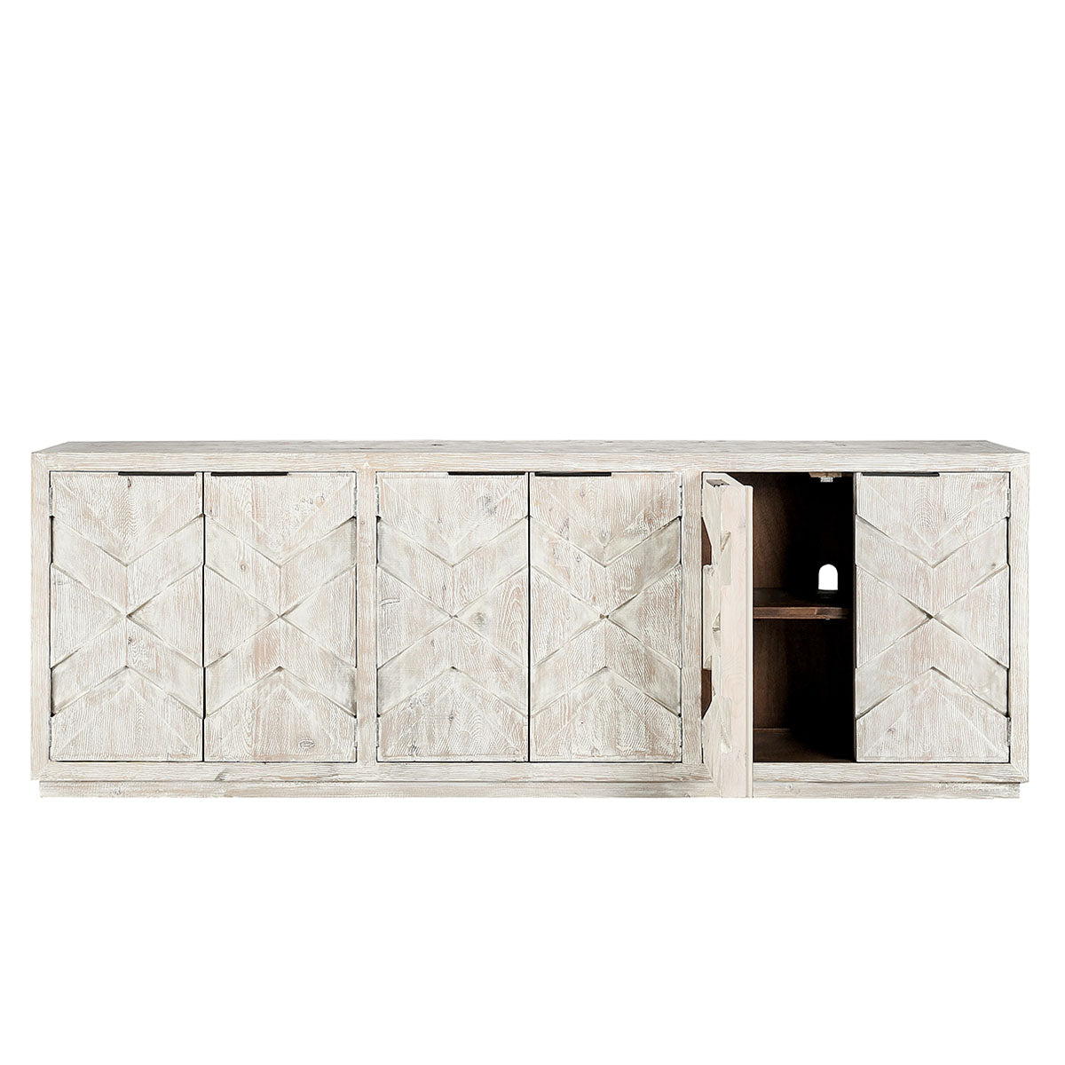 Frederick Timeworn Cream Sideboard - Ornate Home