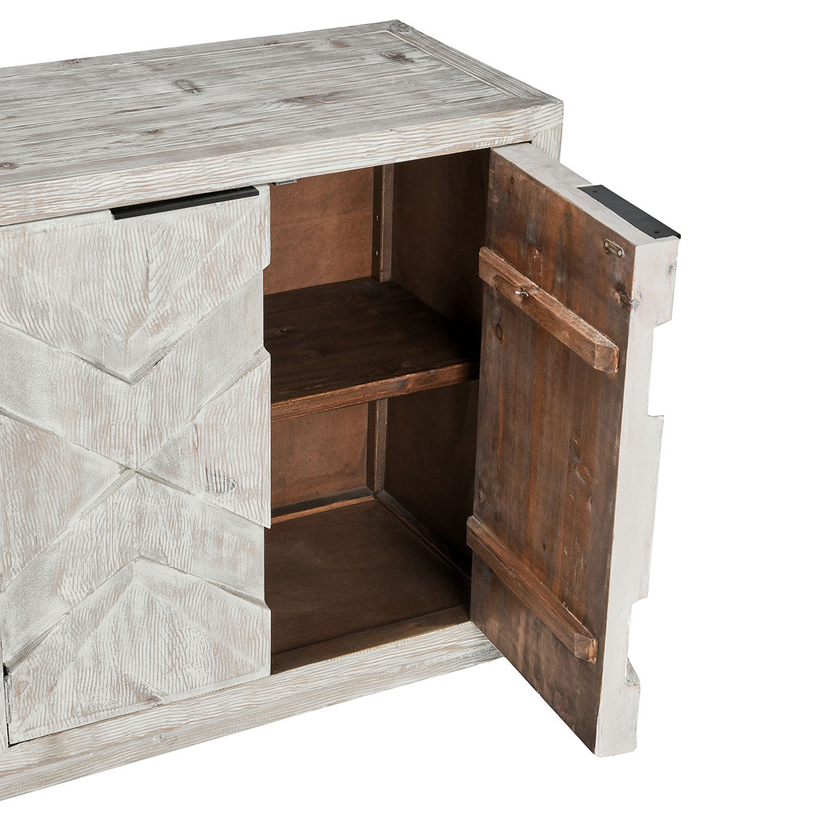 Frederick Timeworn Cream Sideboard - Ornate Home