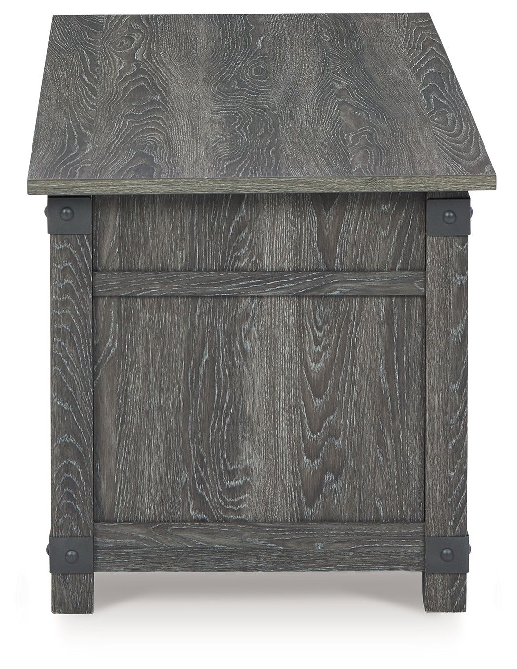 Freedan Grayish Brown Lift-top Coffee Table, 2 End Tables and Console - Ornate Home