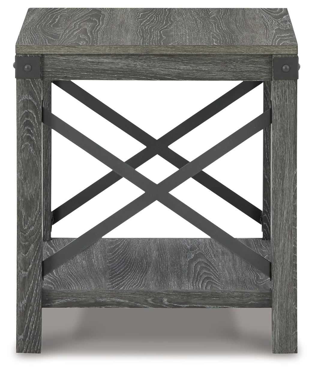 Freedan Grayish Brown Lift-top Coffee Table, 2 End Tables and Console - Ornate Home
