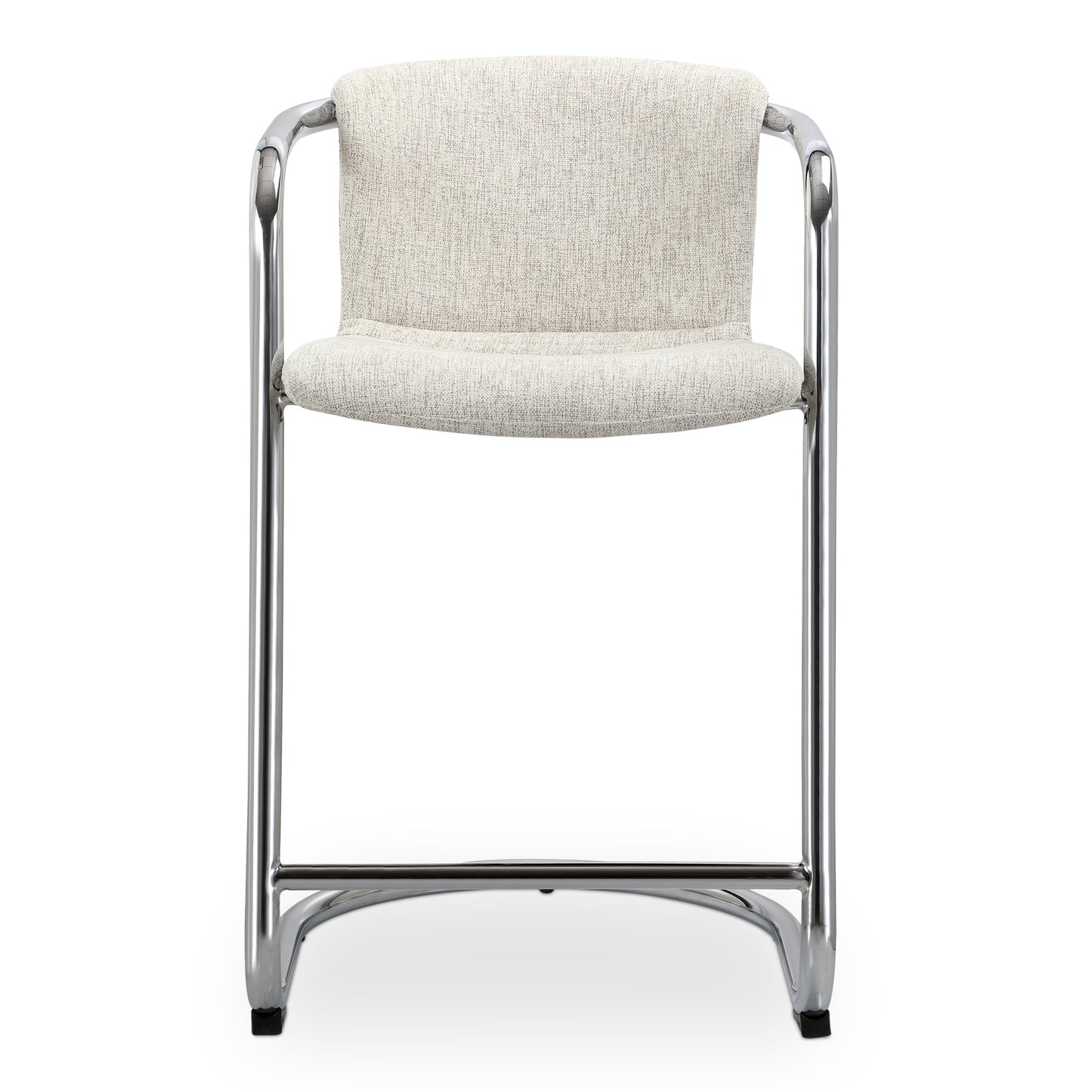 Freeman Chrome Frame Counter Stool (Set of 2) - Ornate Home