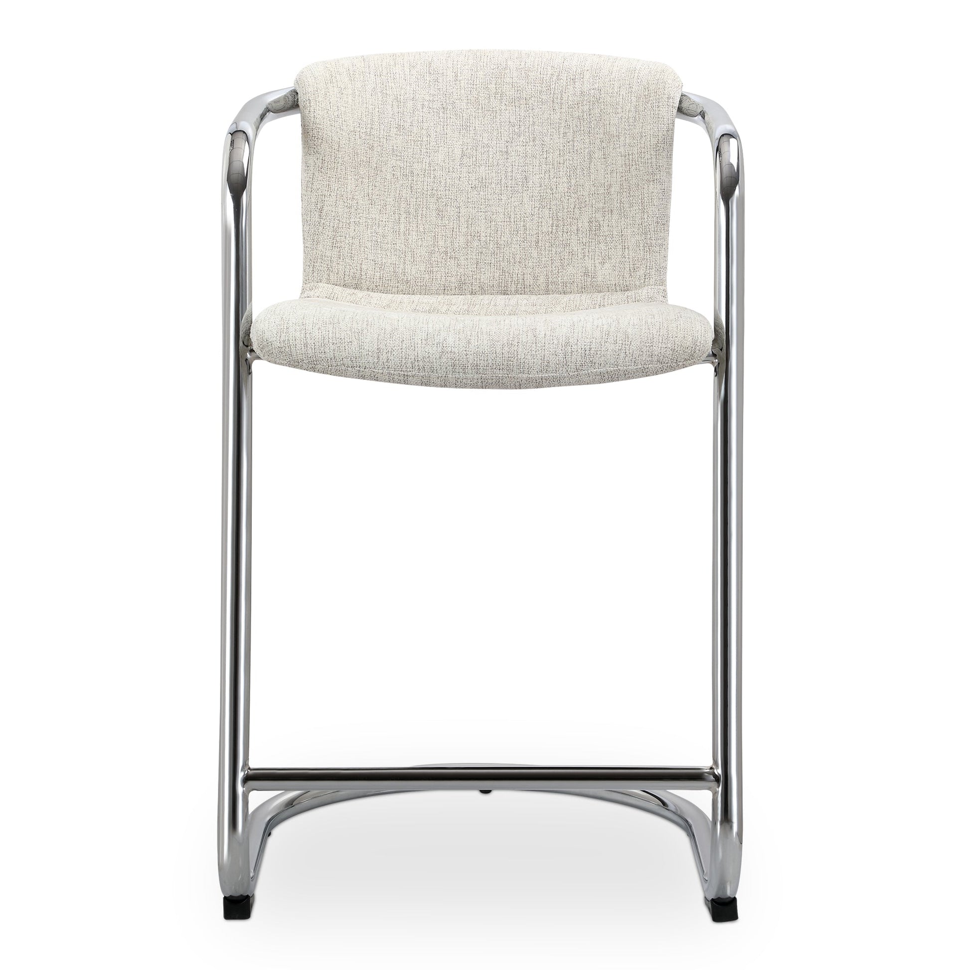 Freeman Chrome Frame Counter Stool (Set of 2) - Ornate Home