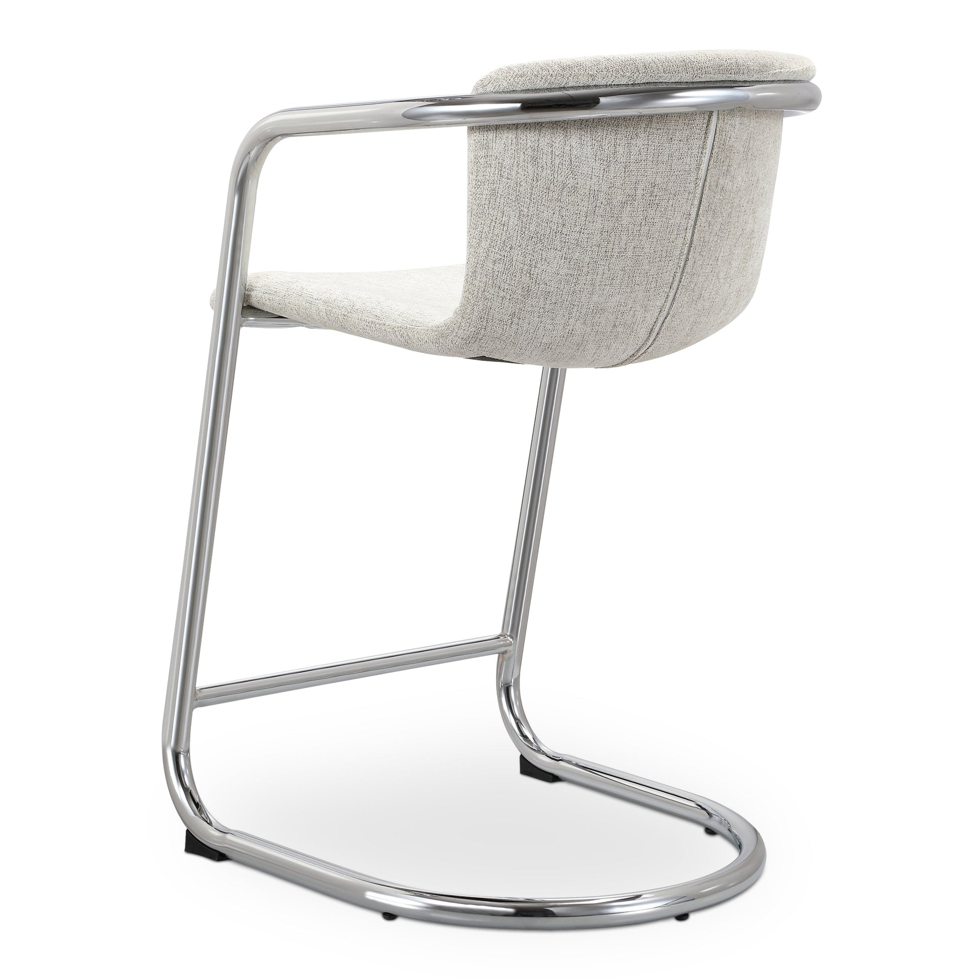 Freeman Chrome Frame Counter Stool (Set of 2) - Ornate Home