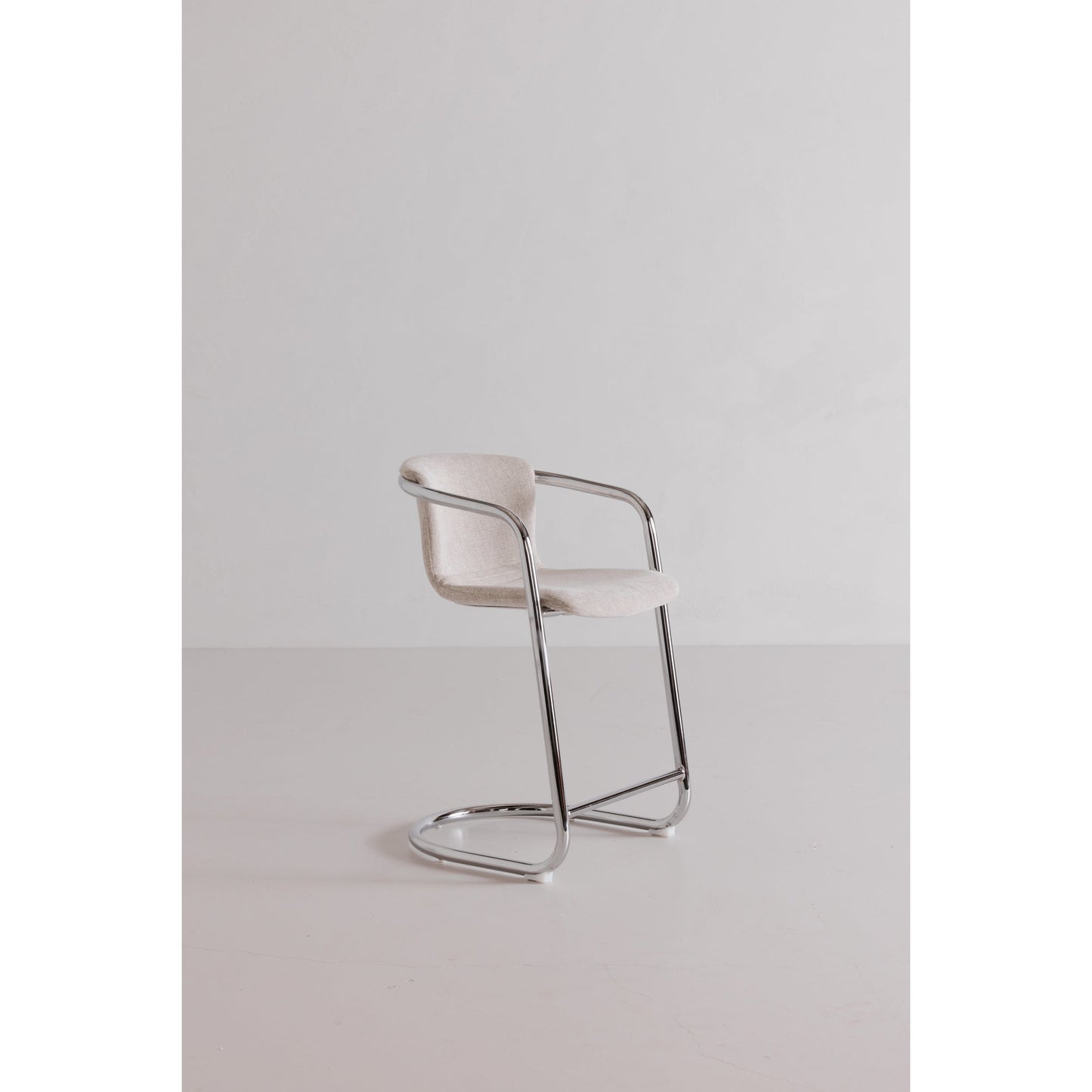 Freeman Chrome Frame Counter Stool (Set of 2) - Ornate Home
