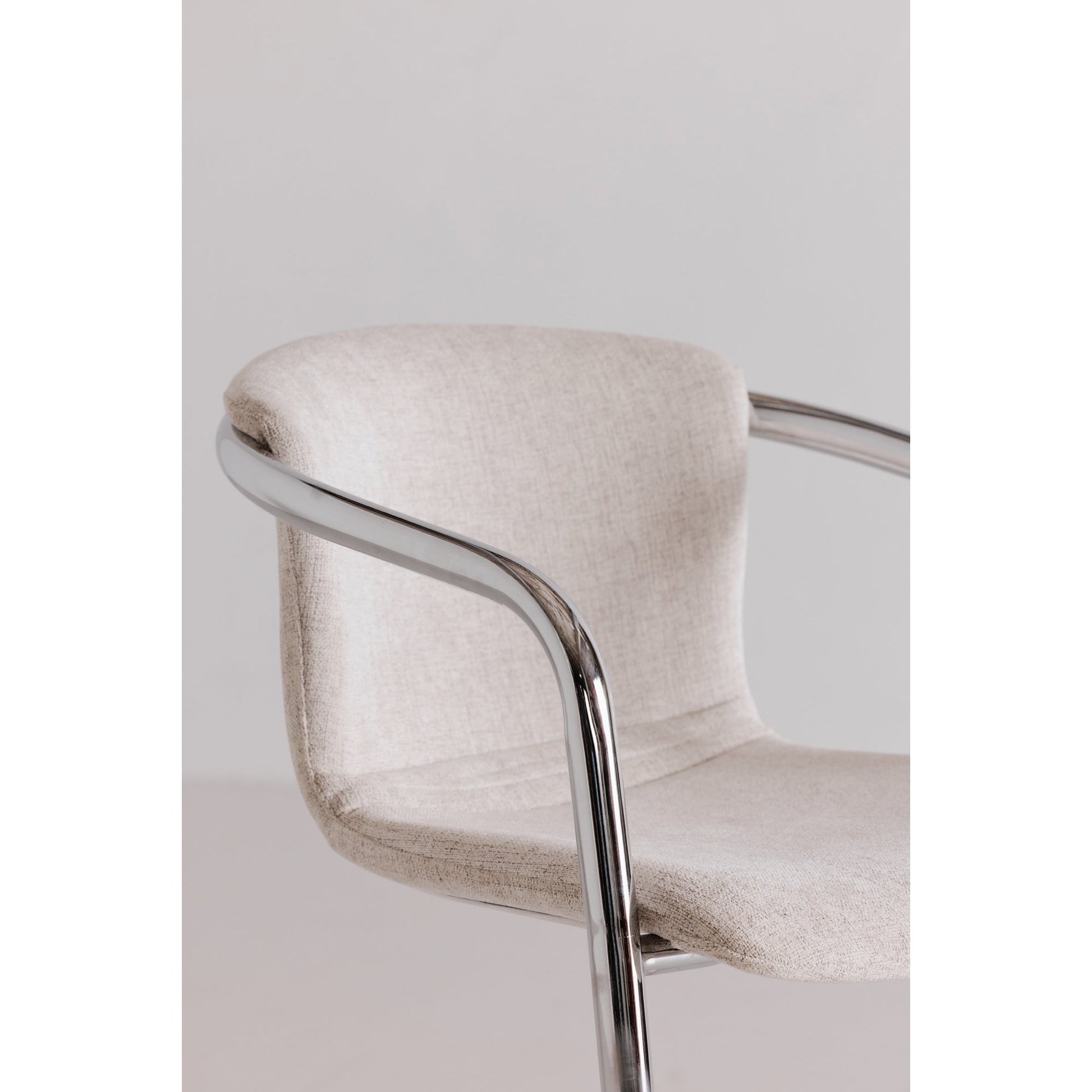 Freeman Chrome Frame Counter Stool (Set of 2) - Ornate Home