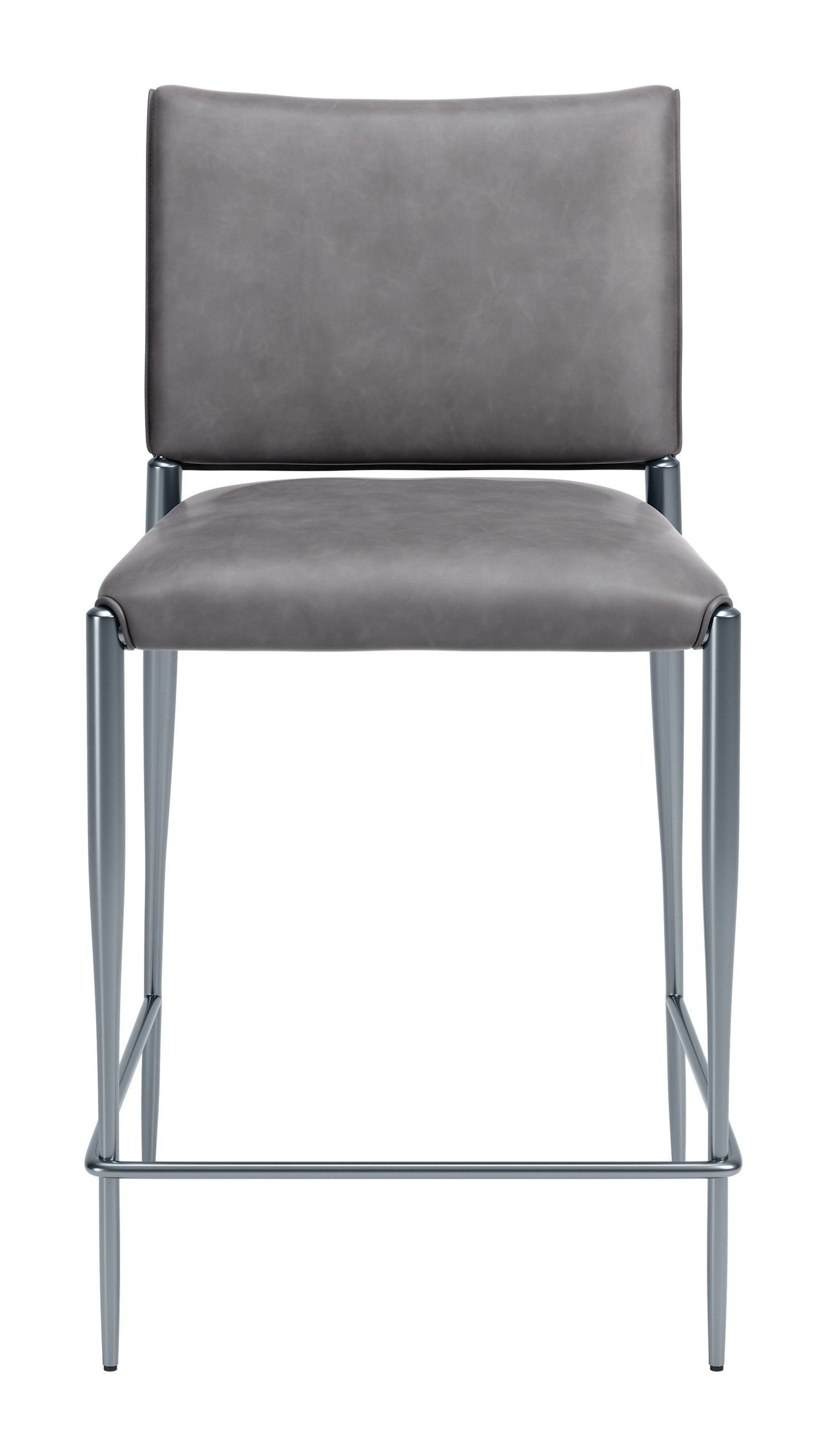 Freesia Charcoal Gray Counter Stool (Set of 2) - Ornate Home