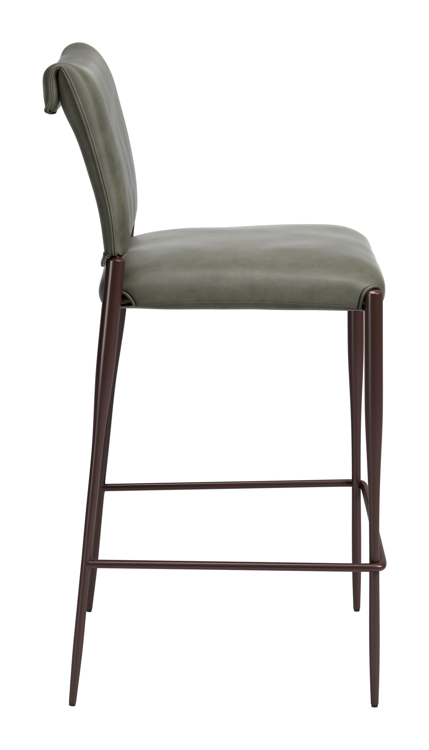 Freesia Olive Green Barstool (Set of 2) - Ornate Home