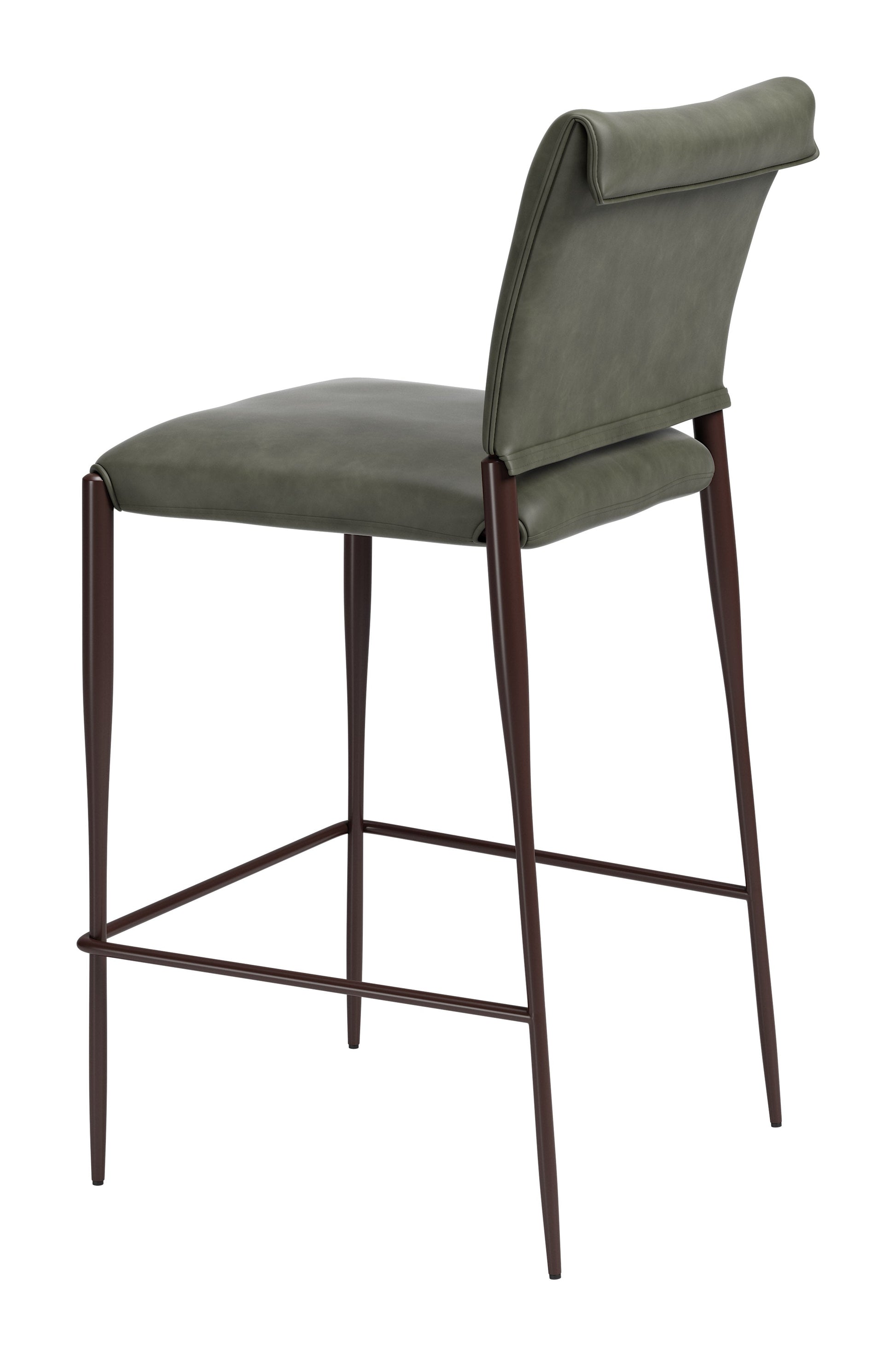 Freesia Olive Green Barstool (Set of 2) - Ornate Home