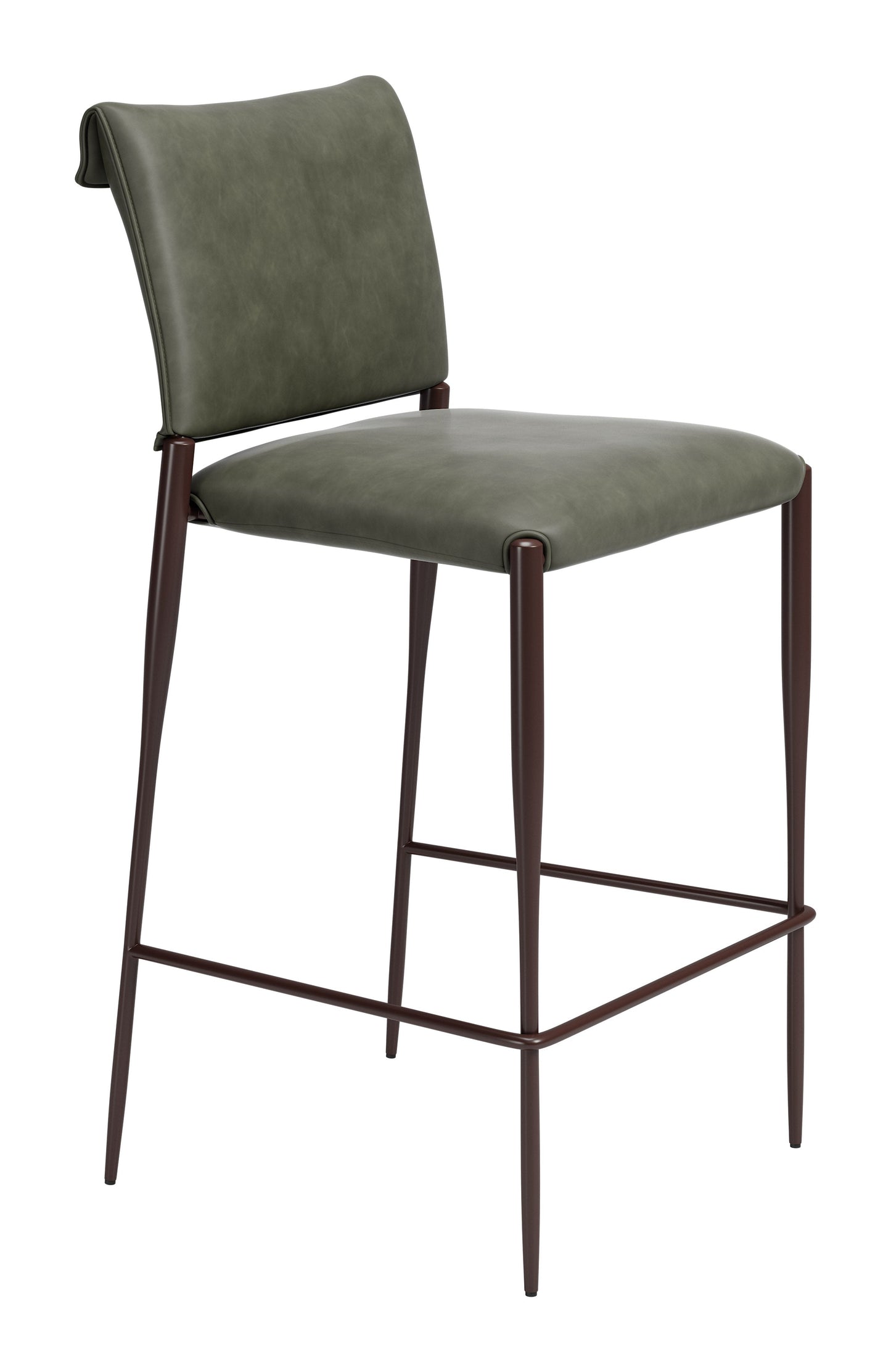 Freesia Olive Green Barstool (Set of 2) - Ornate Home