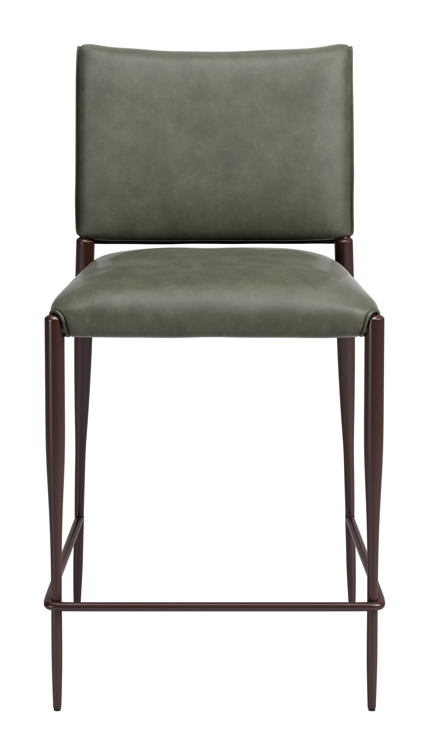 Freesia Olive Green Counter Stool (Set of 2) - Ornate Home
