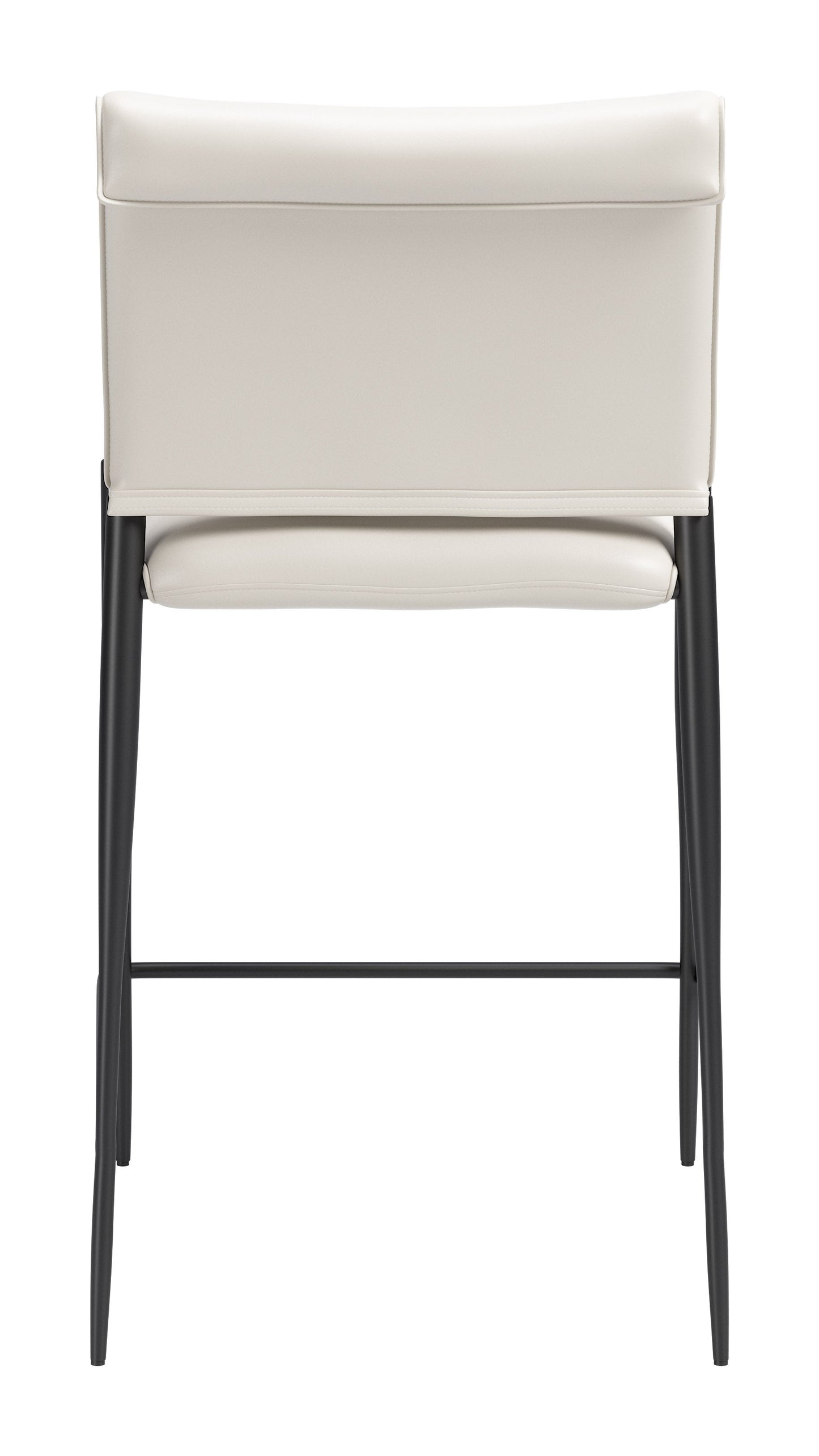 Freesia White Counter Stool (Set of 2) - Ornate Home