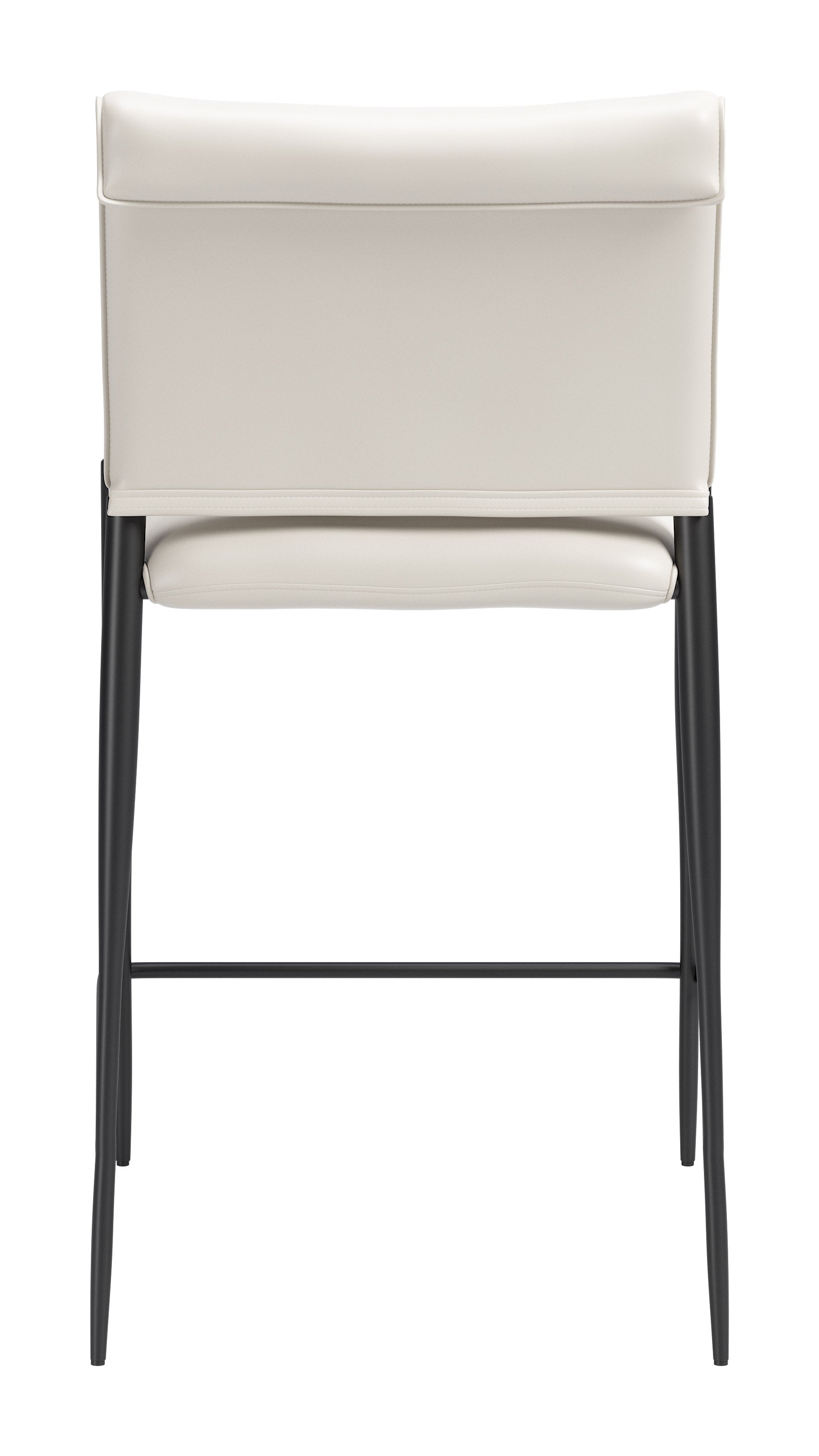 Freesia White Counter Stool (Set of 2) - Ornate Home