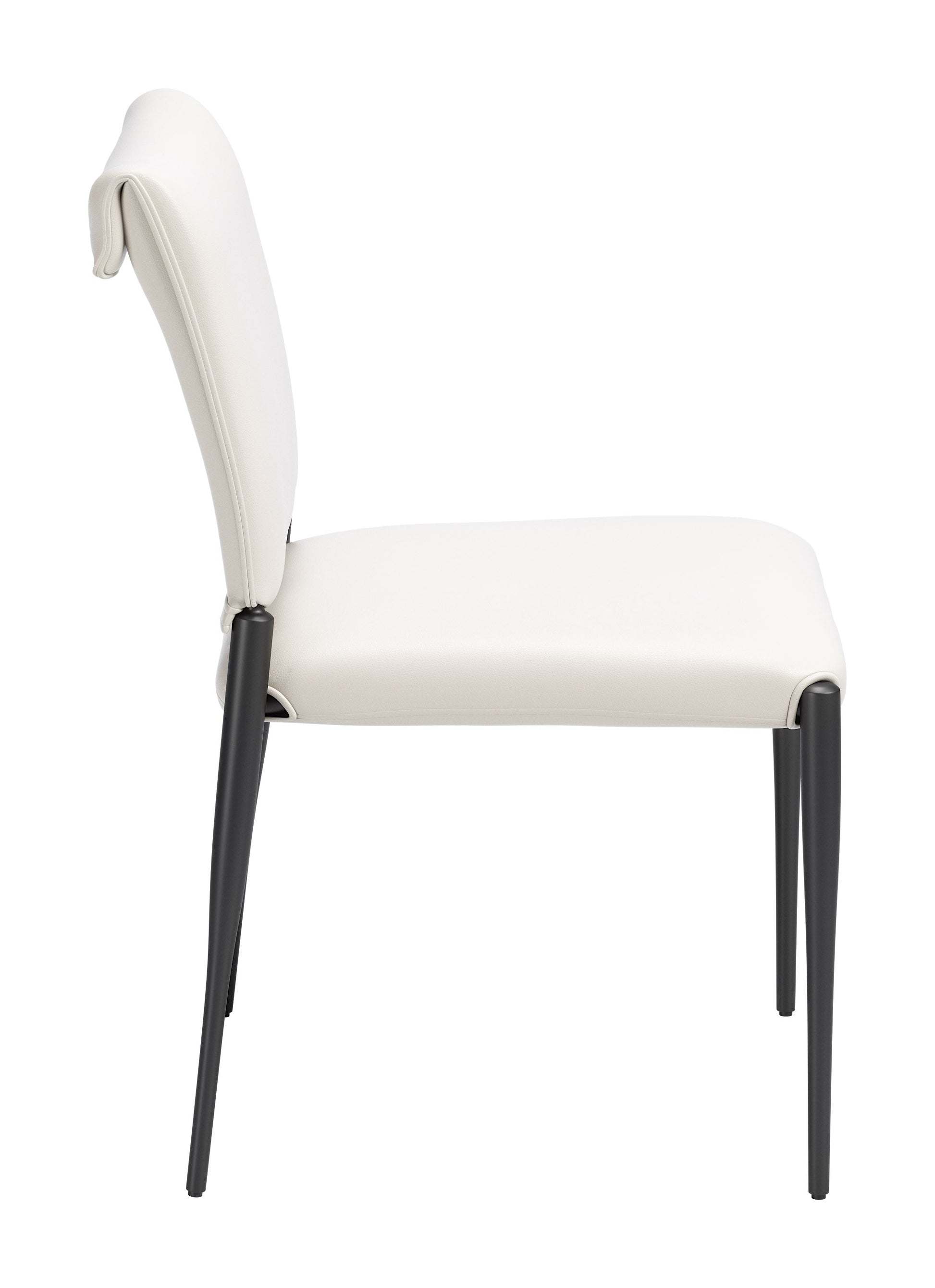 Freesia White Dining Chair (Set of 2) - Ornate Home