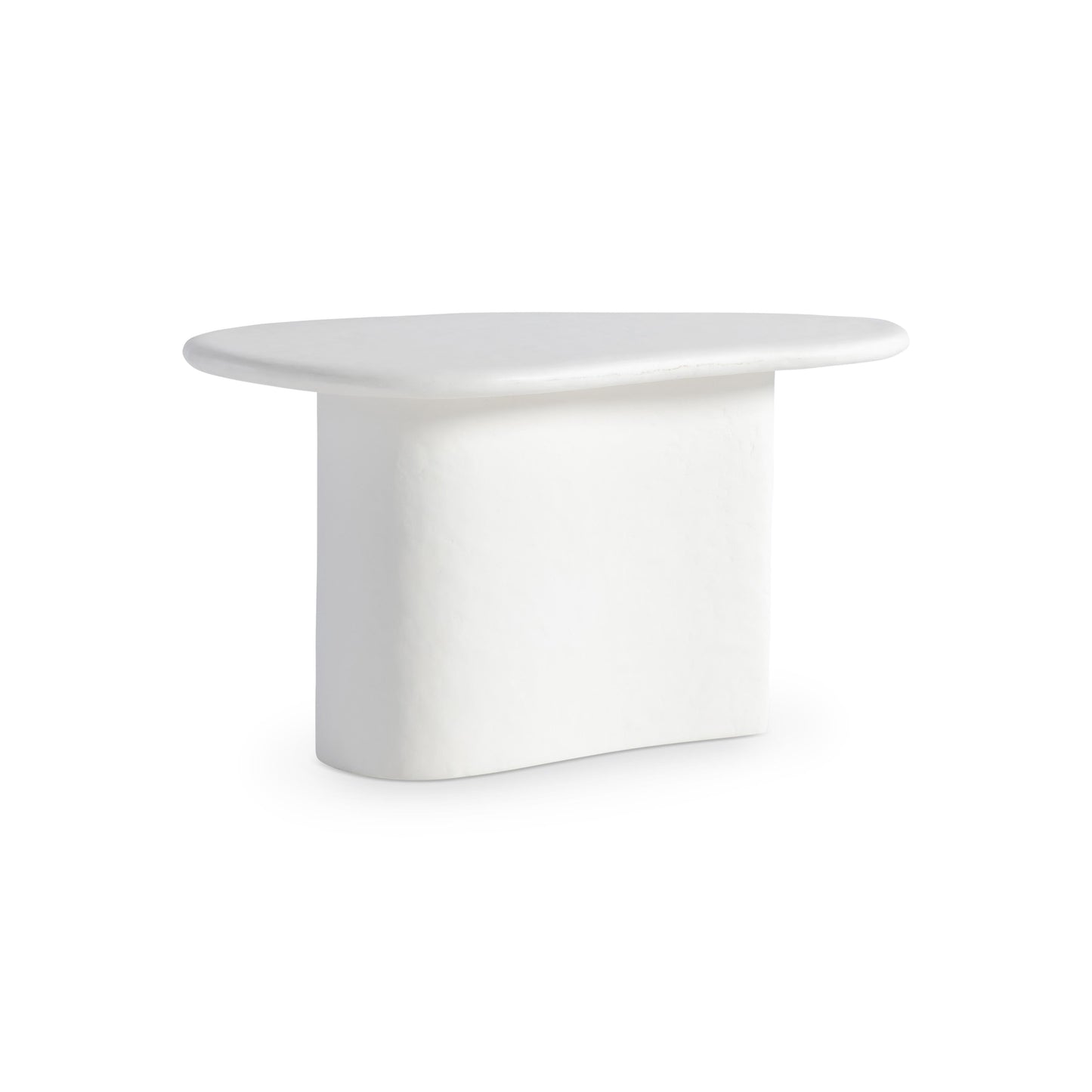 Fresco Chalky White Outdoor Accent Table - Ornate Home