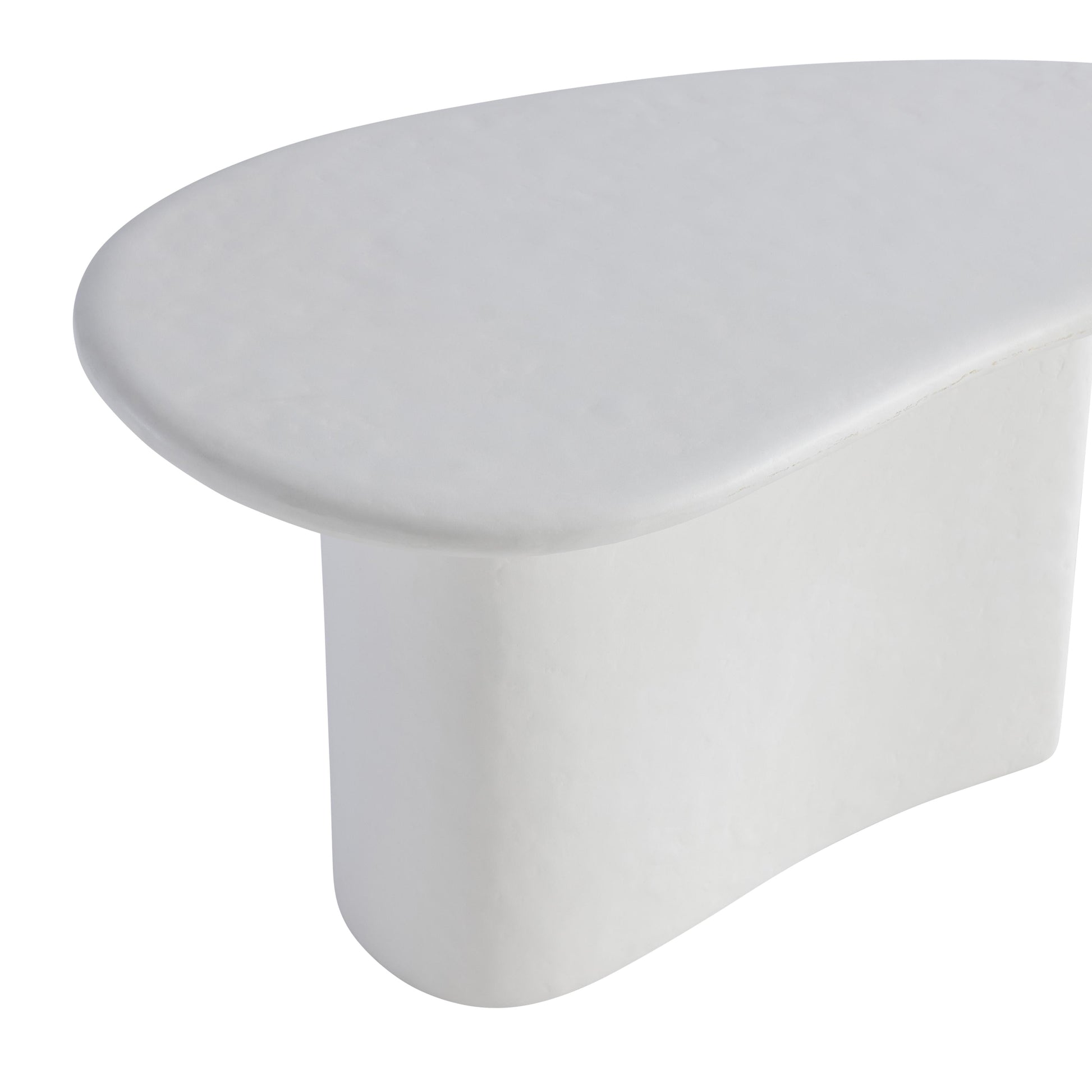Fresco Chalky White Outdoor Accent Table - Ornate Home