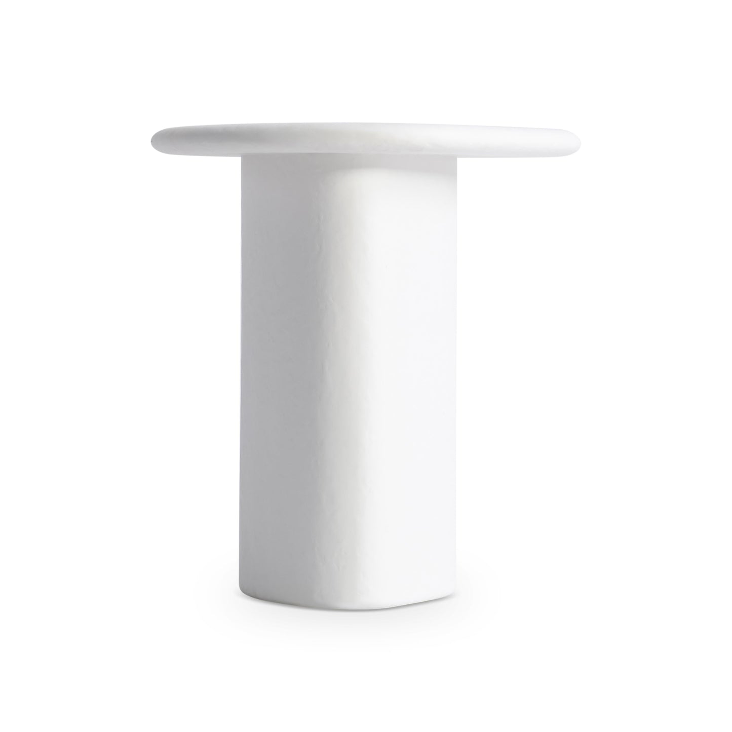 Fresco Chalky White Outdoor Side Table - Ornate Home