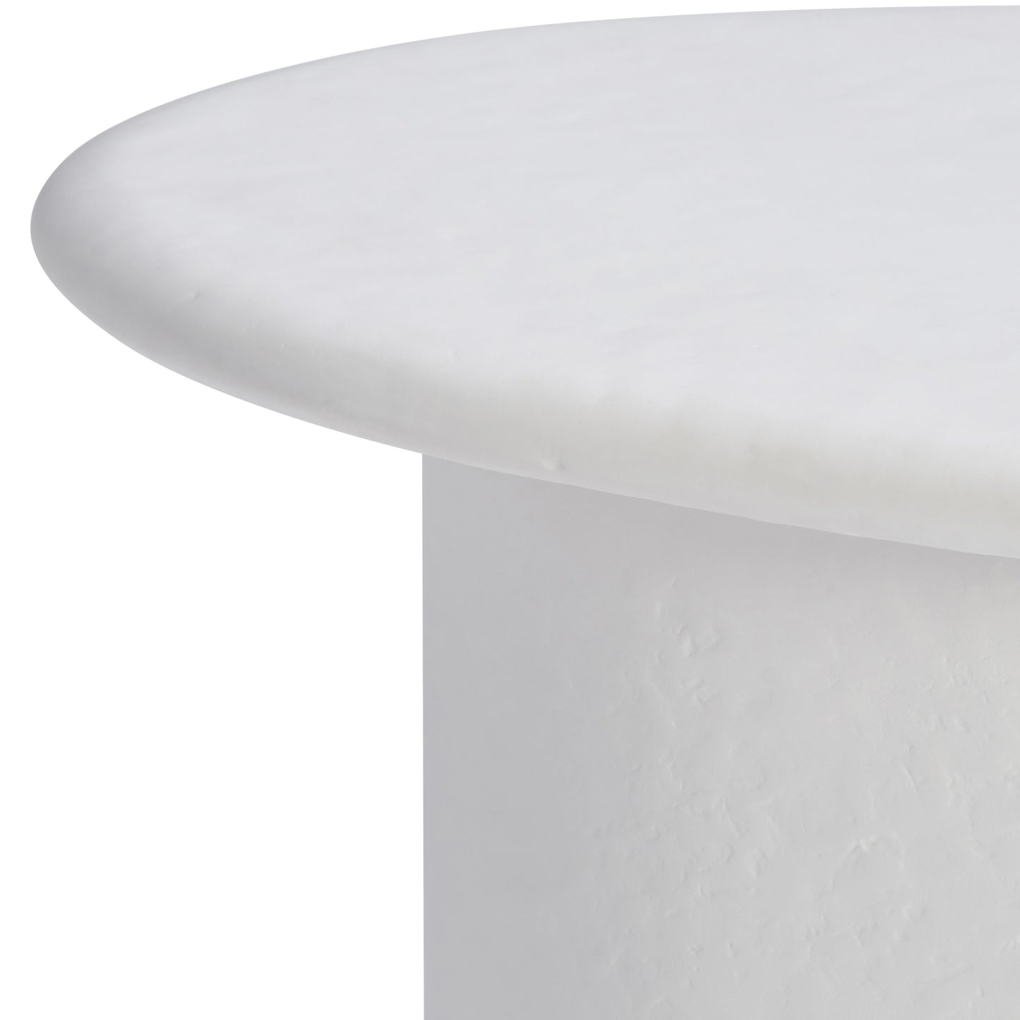 Fresco Chalky White Outdoor Side Table - Ornate Home