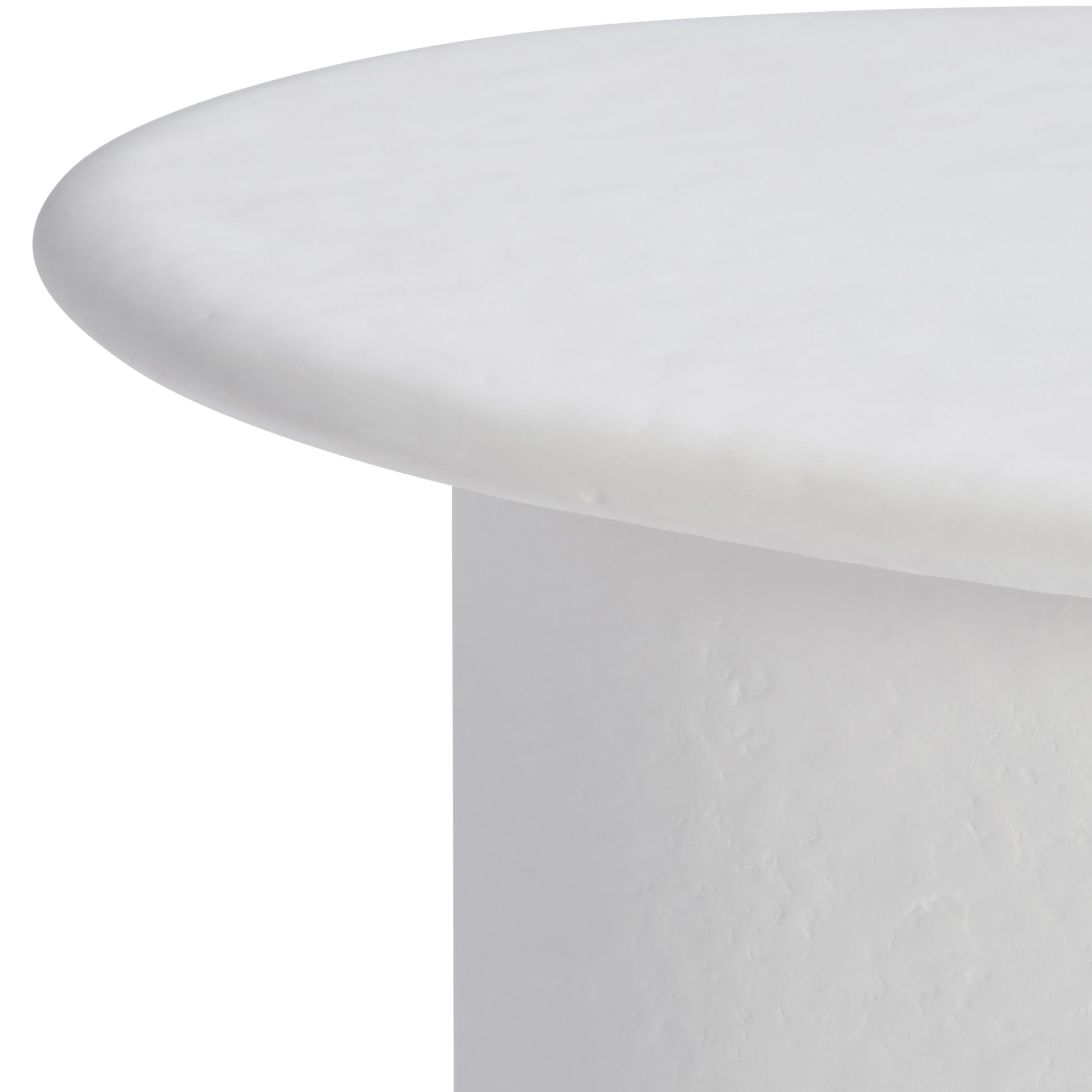 Fresco Chalky White Outdoor Side Table - Ornate Home