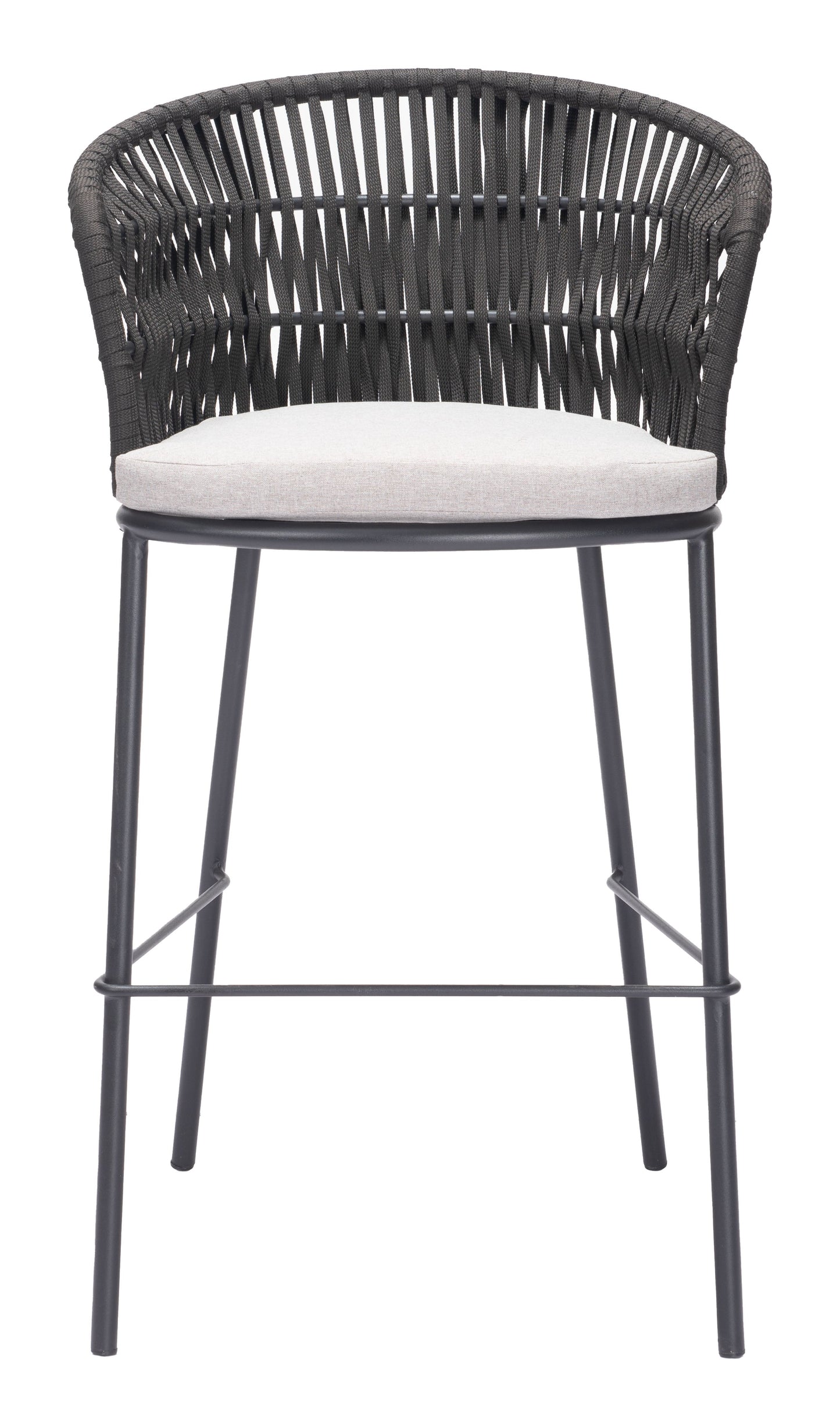 Freycinet Black Outdoor Barstool (Set of 2) - Ornate Home