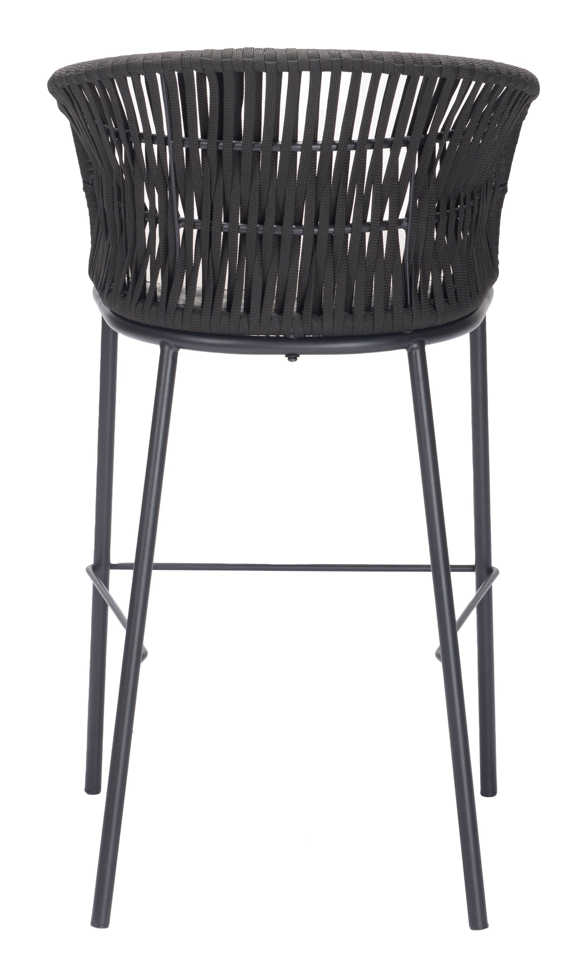 Freycinet Black Outdoor Barstool (Set of 2) - Ornate Home