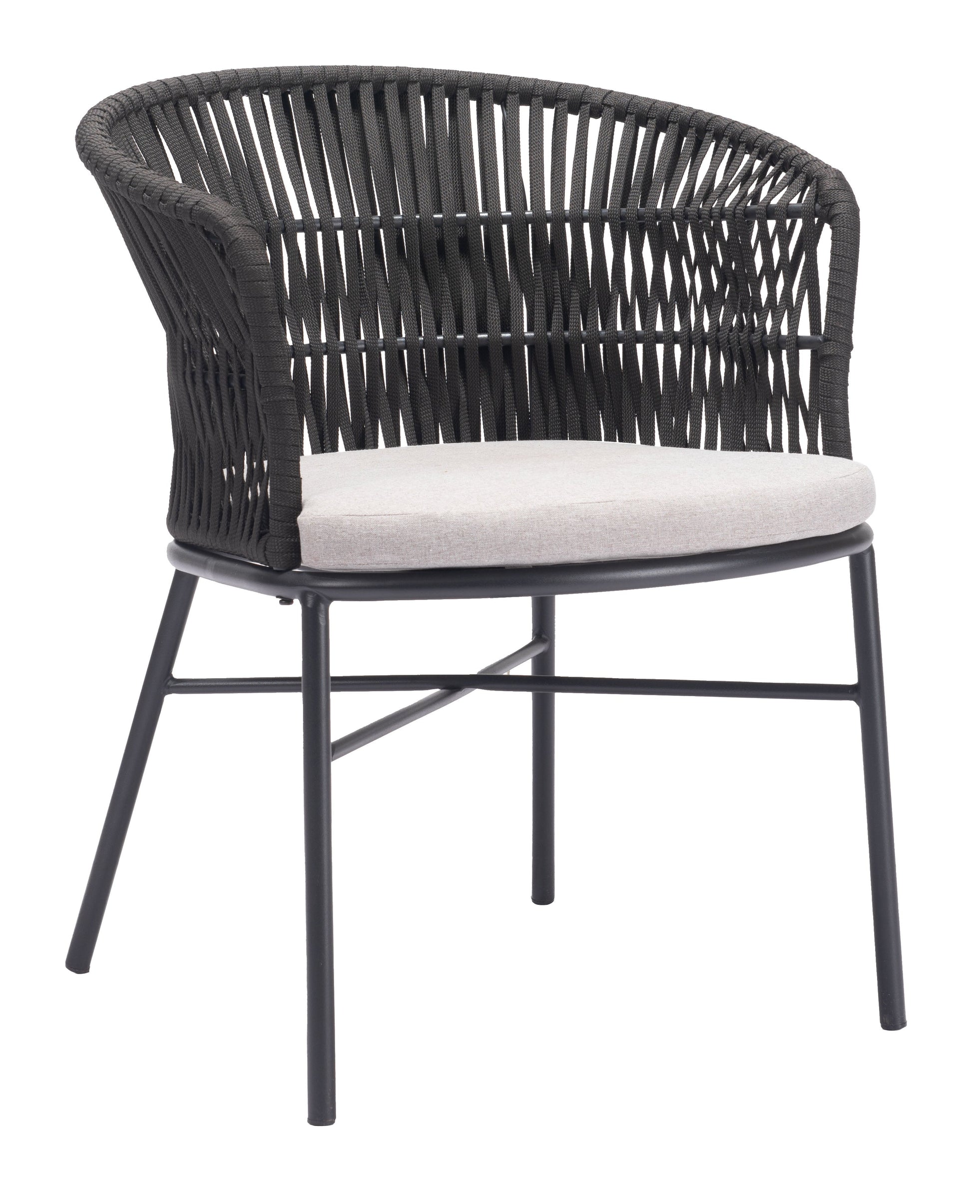 Freycinet Black Outdoor Dining Chair (Set of 2) - Ornate Home