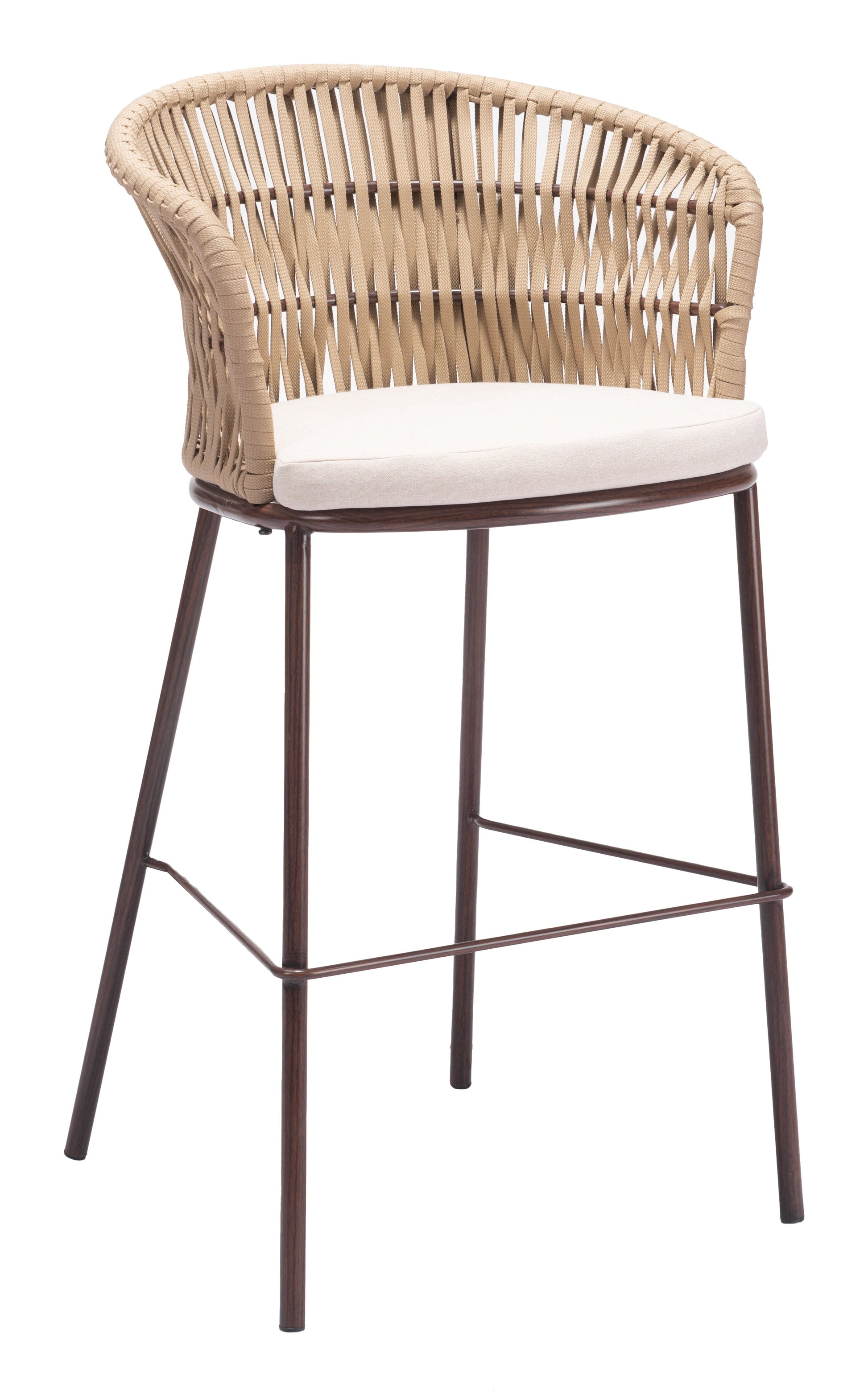 Freycinet Natural Outdoor Barstool (Set of 2) - Ornate Home