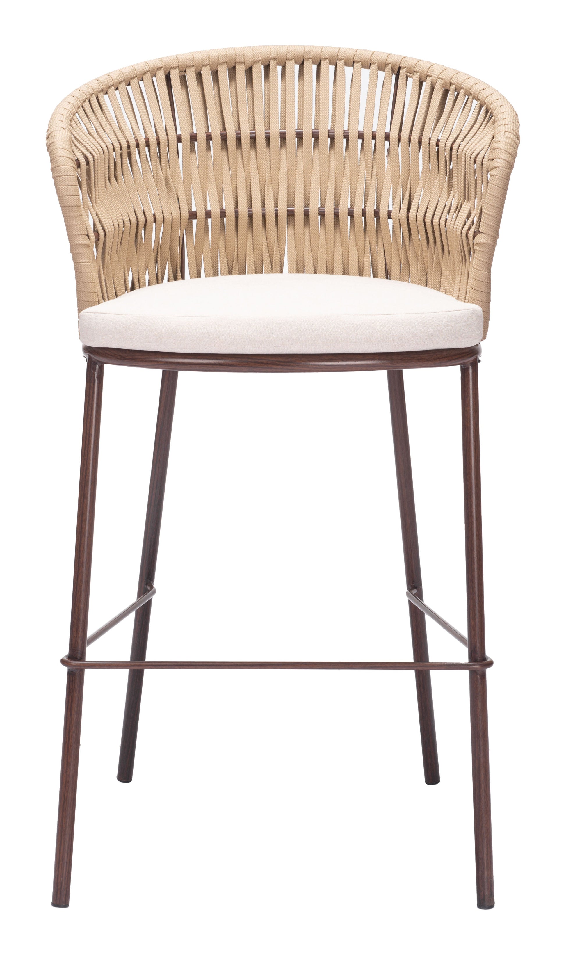 Freycinet Natural Outdoor Barstool (Set of 2) - Ornate Home