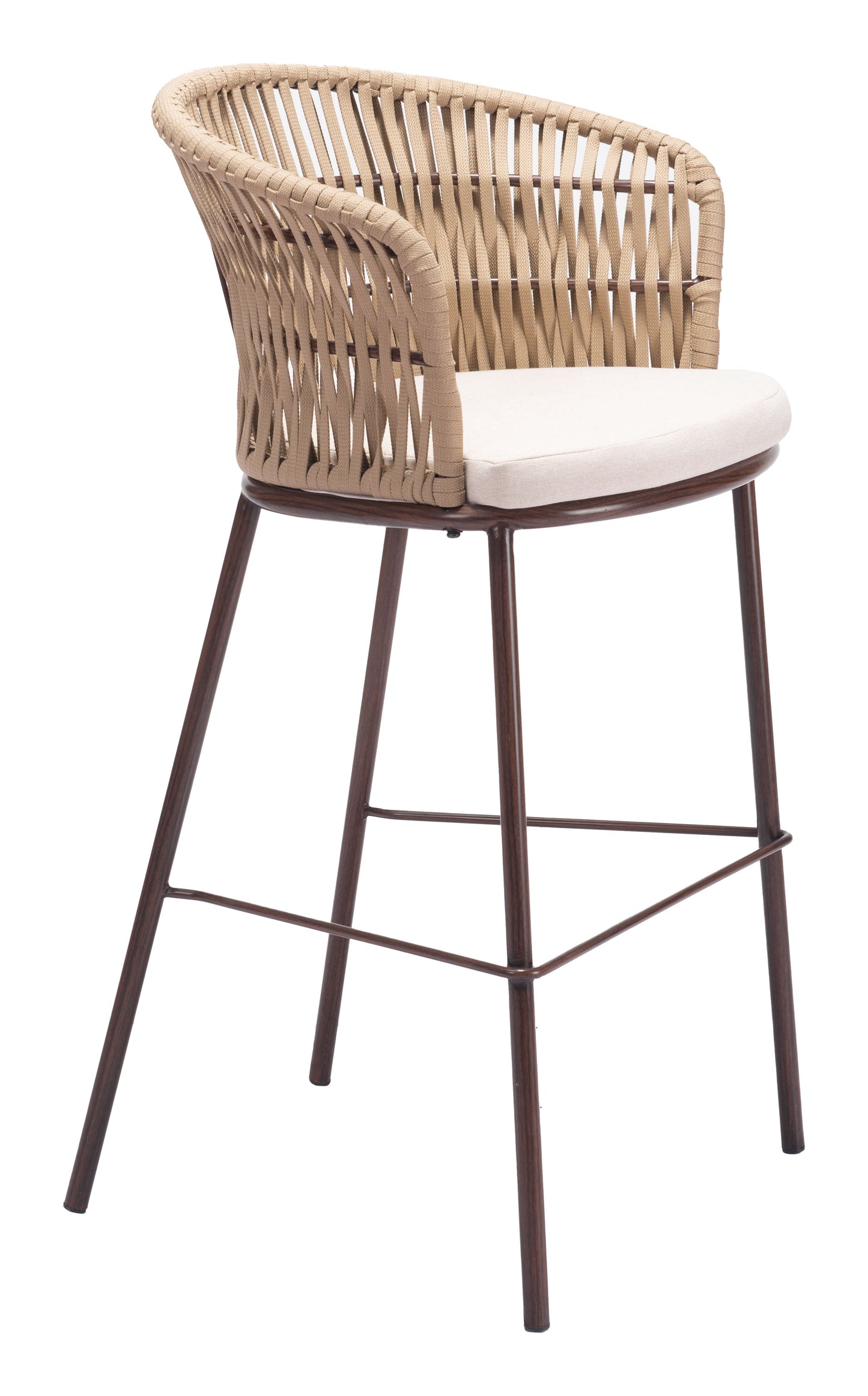 Freycinet Natural Outdoor Barstool (Set of 2) - Ornate Home