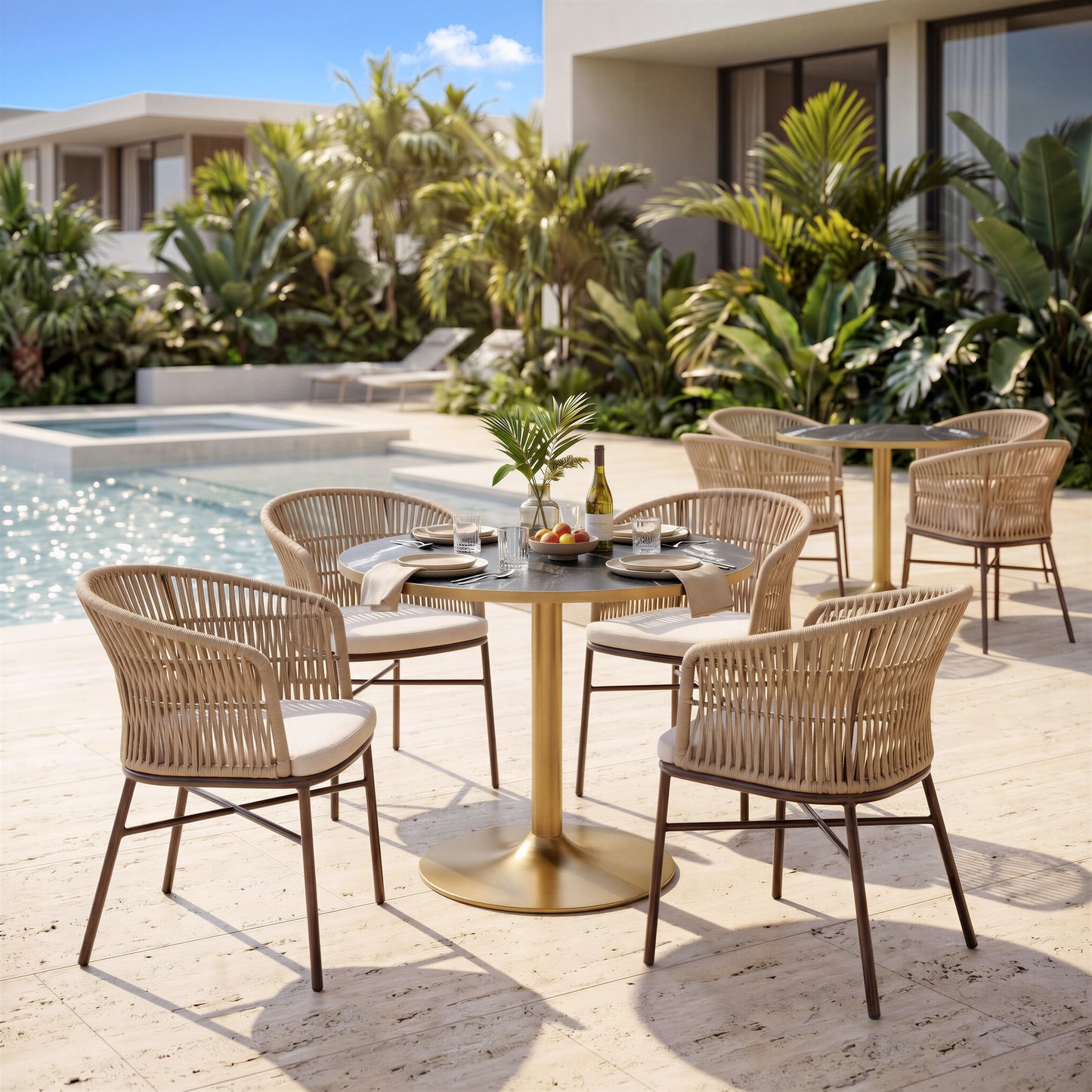 Freycinet Natural Outdoor Dining Chair (Set of 2) - Ornate Home
