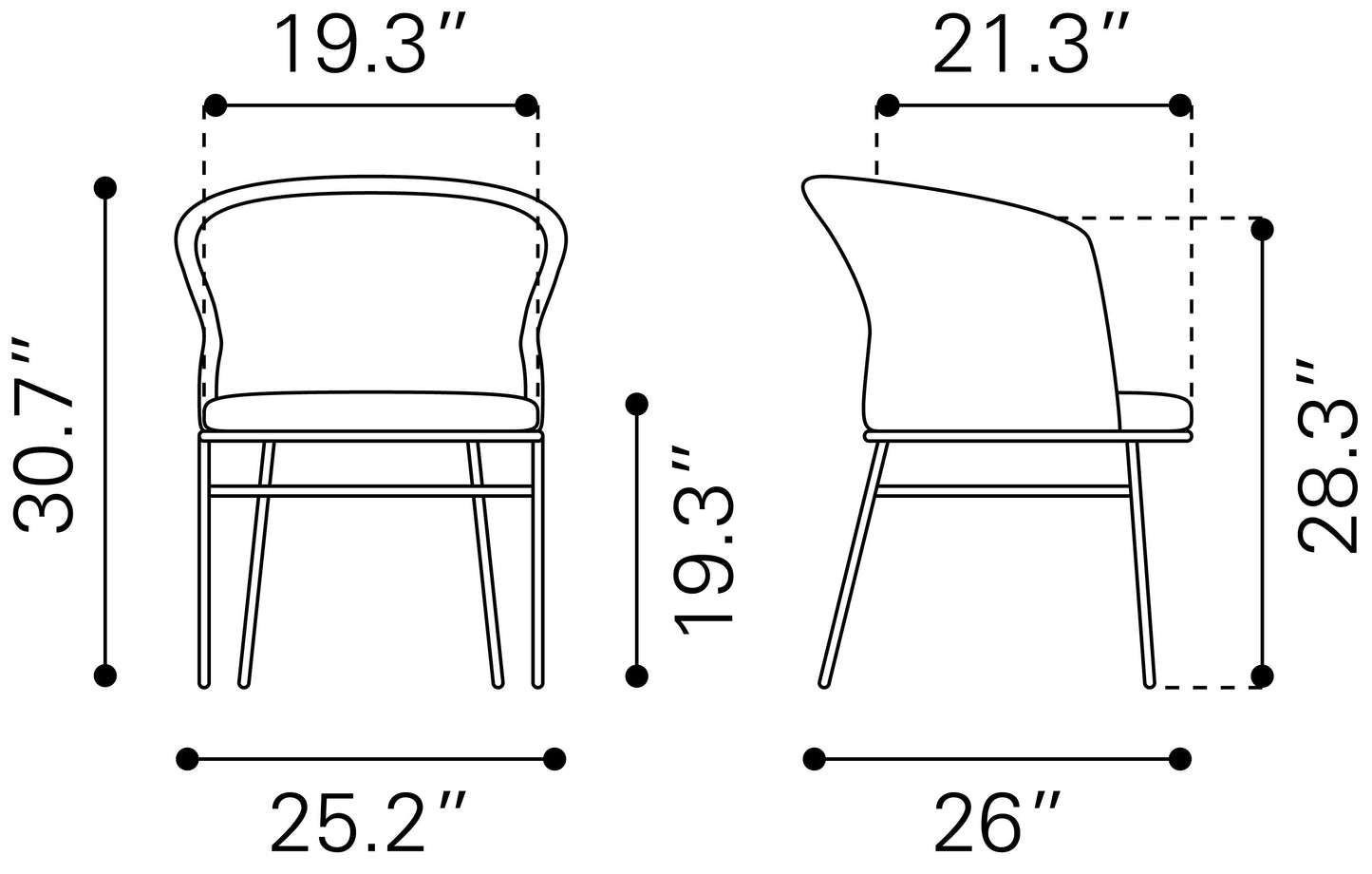 Freycinet Natural Outdoor Dining Chair (Set of 2) - Ornate Home