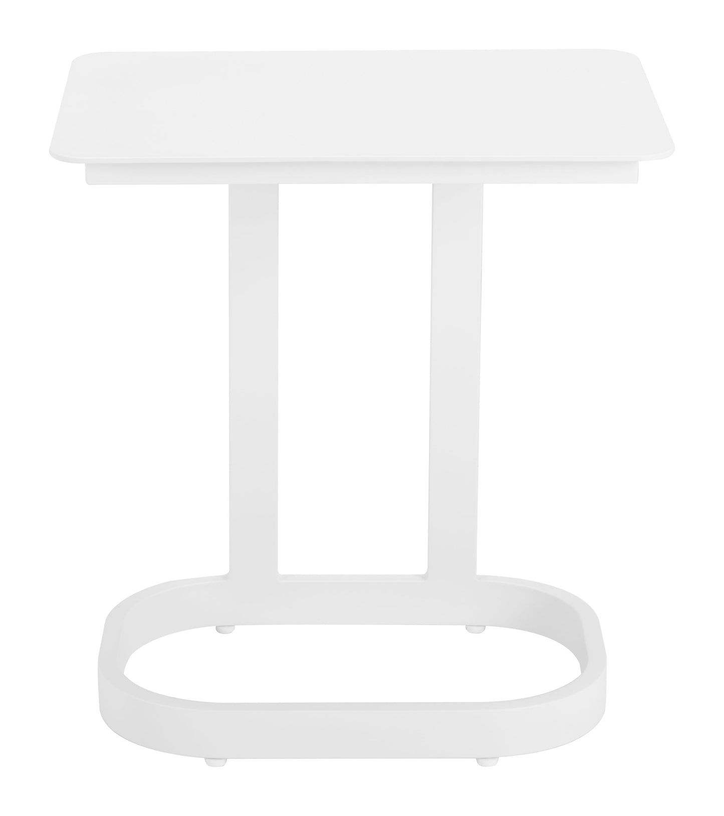 Friss White Outdoor End Table - Ornate Home