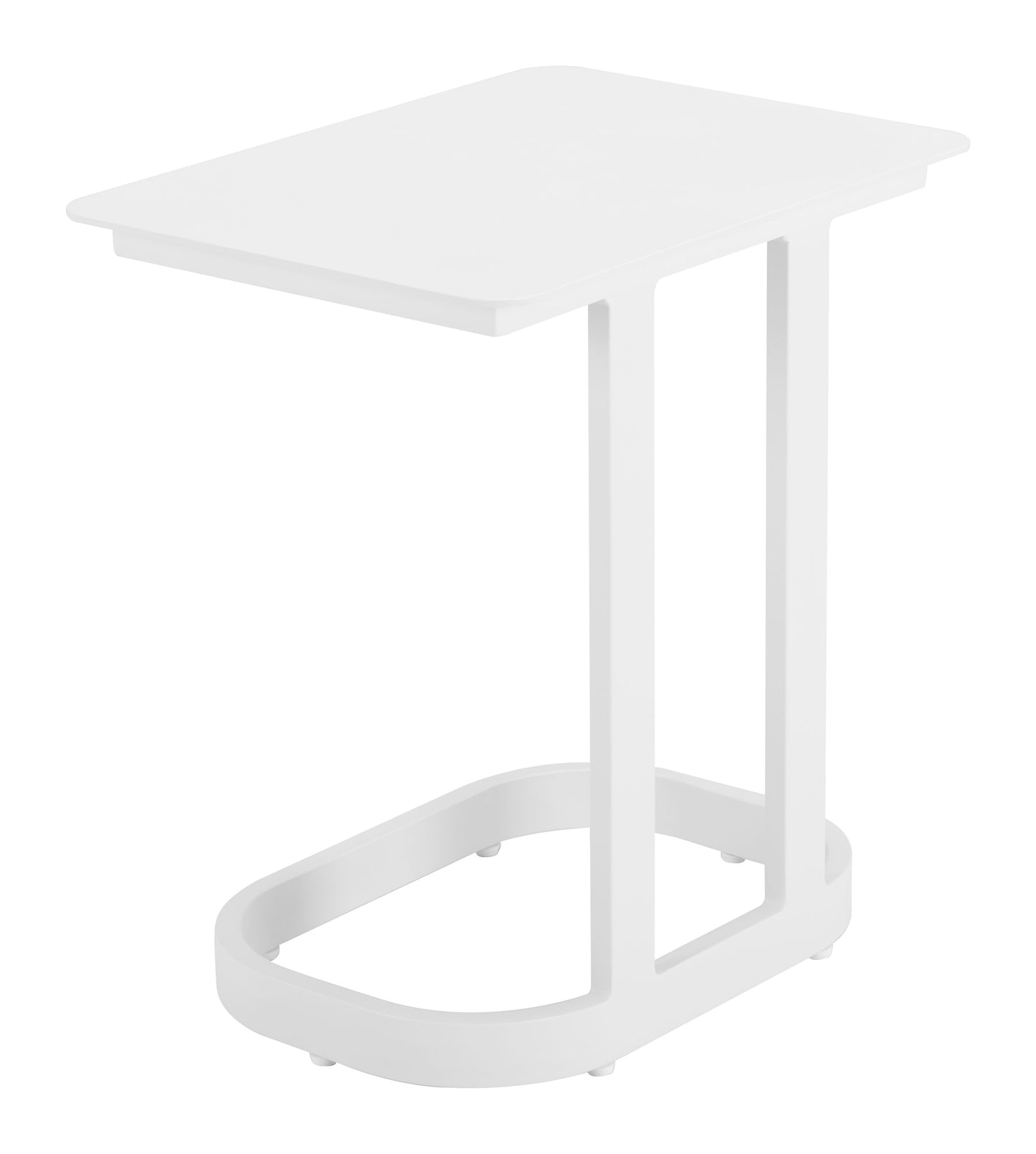 Friss White Outdoor End Table - Ornate Home