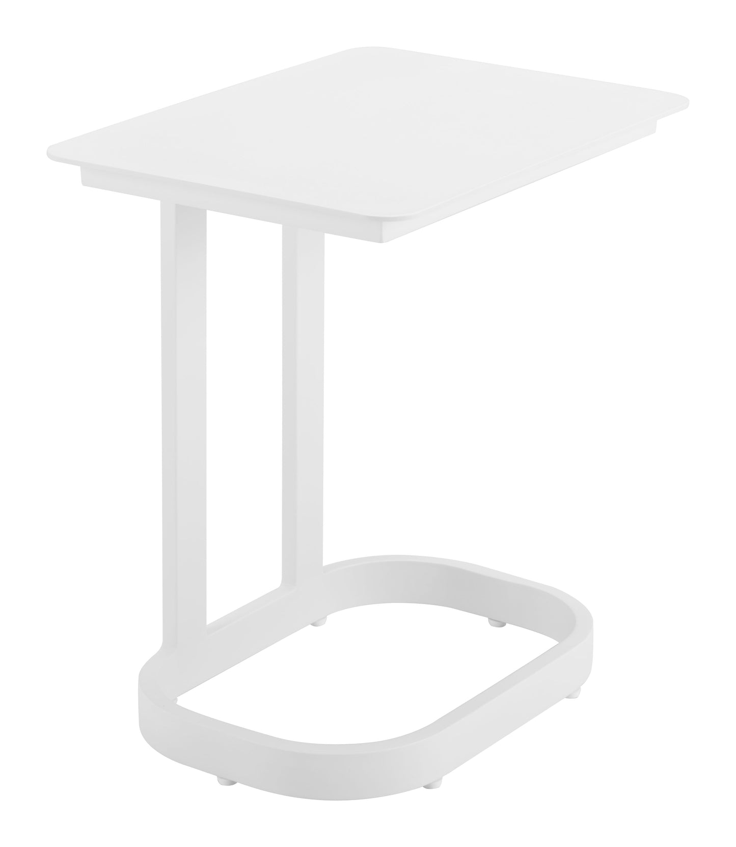 Friss White Outdoor End Table - Ornate Home