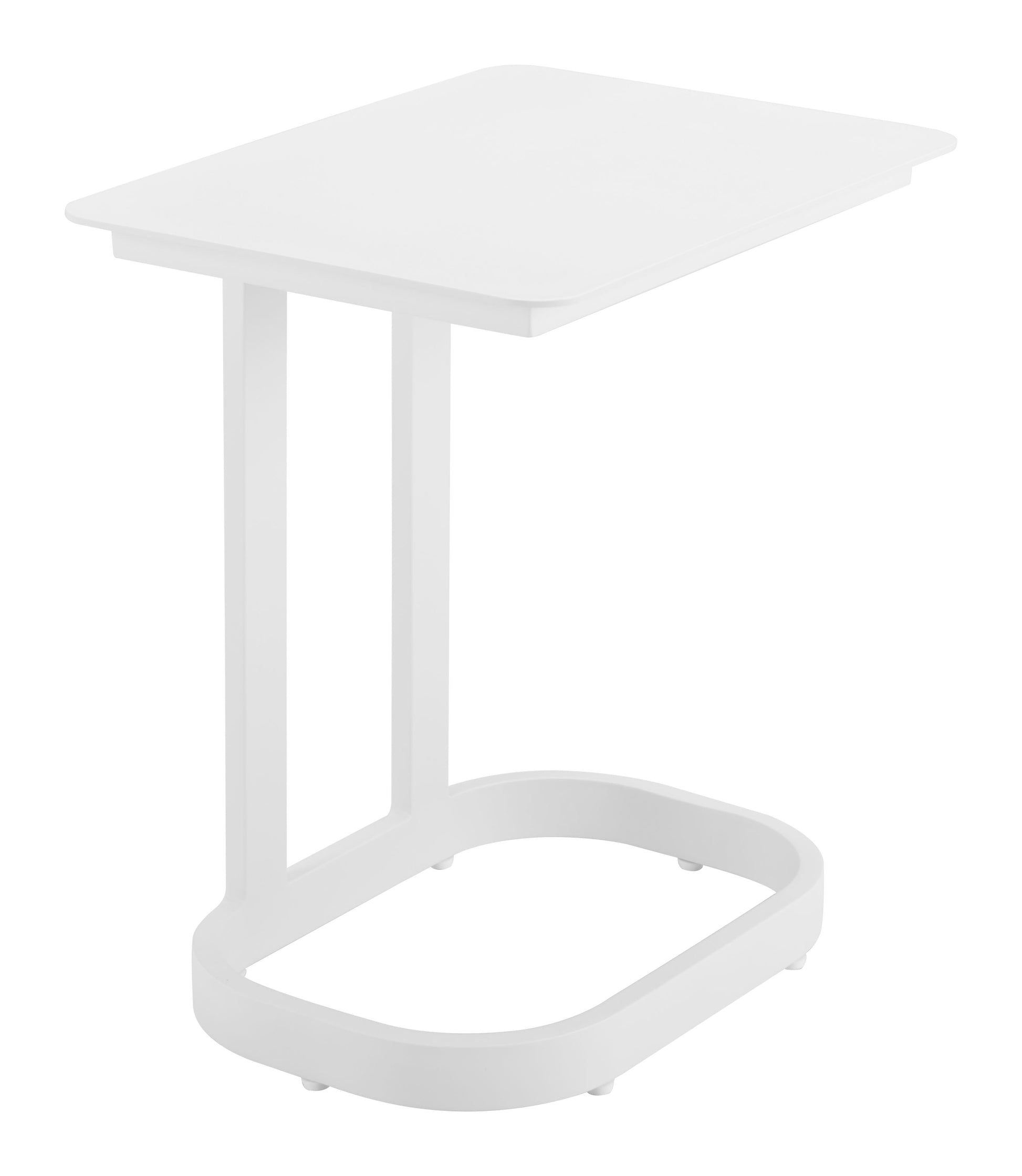 Friss White Outdoor End Table - Ornate Home