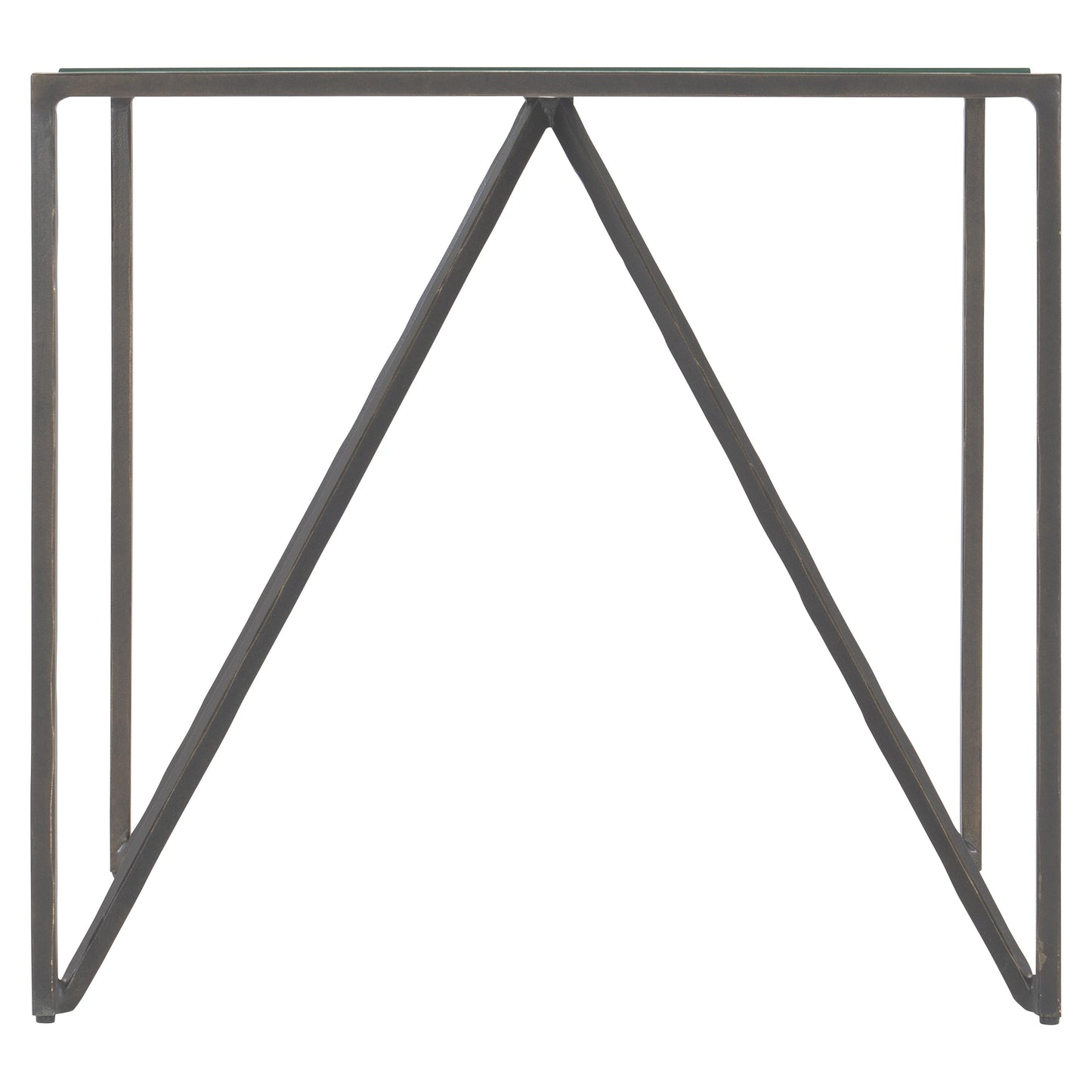Fulton Glass/New Aged Bronze Side Table - Ornate Home