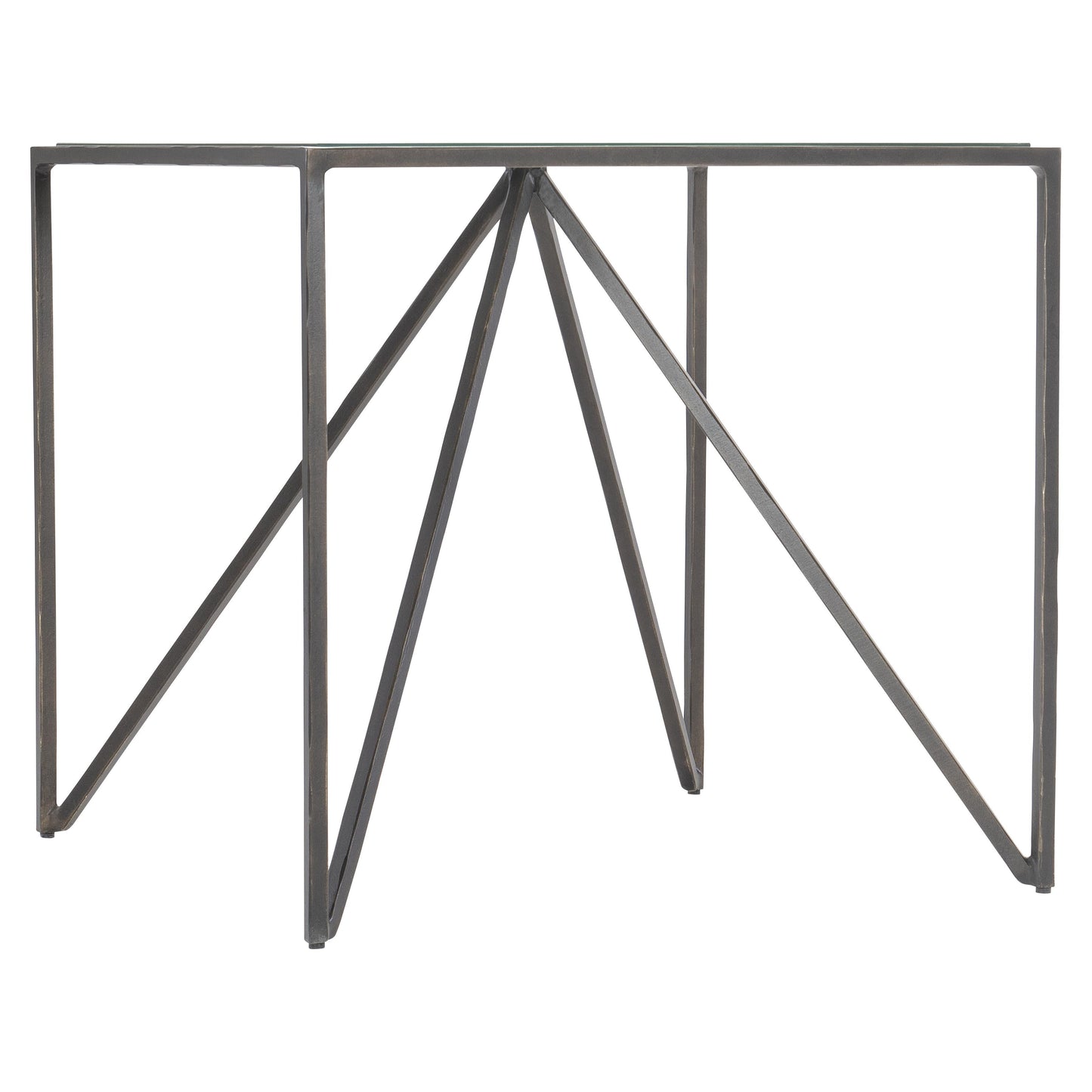 Fulton Glass/New Aged Bronze Side Table - Ornate Home
