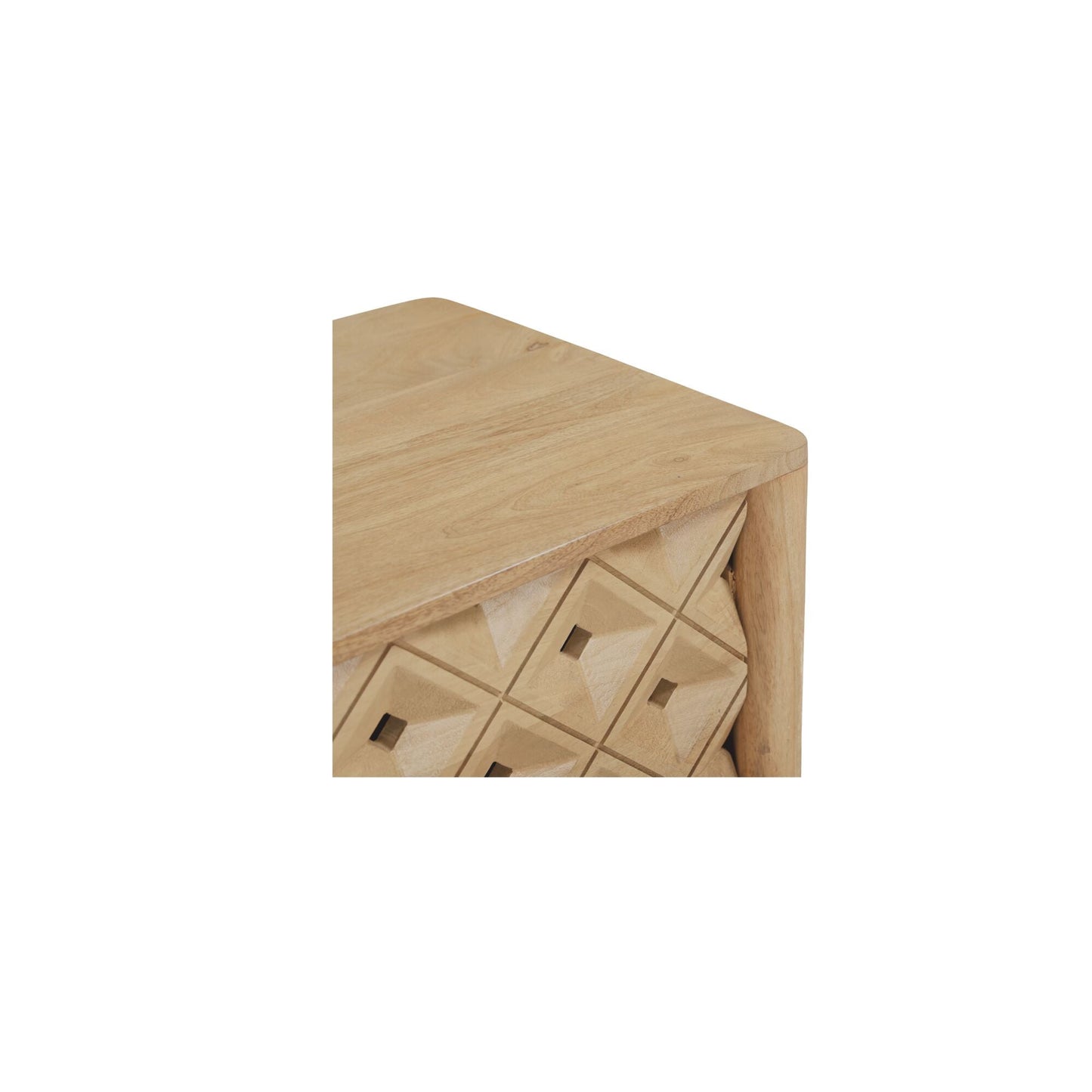 Fulton Natural Nightstand - Ornate Home