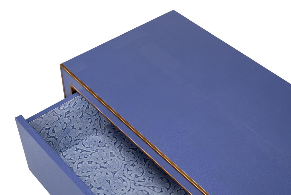 Gabriella Blue Nightstand - Ornate Home