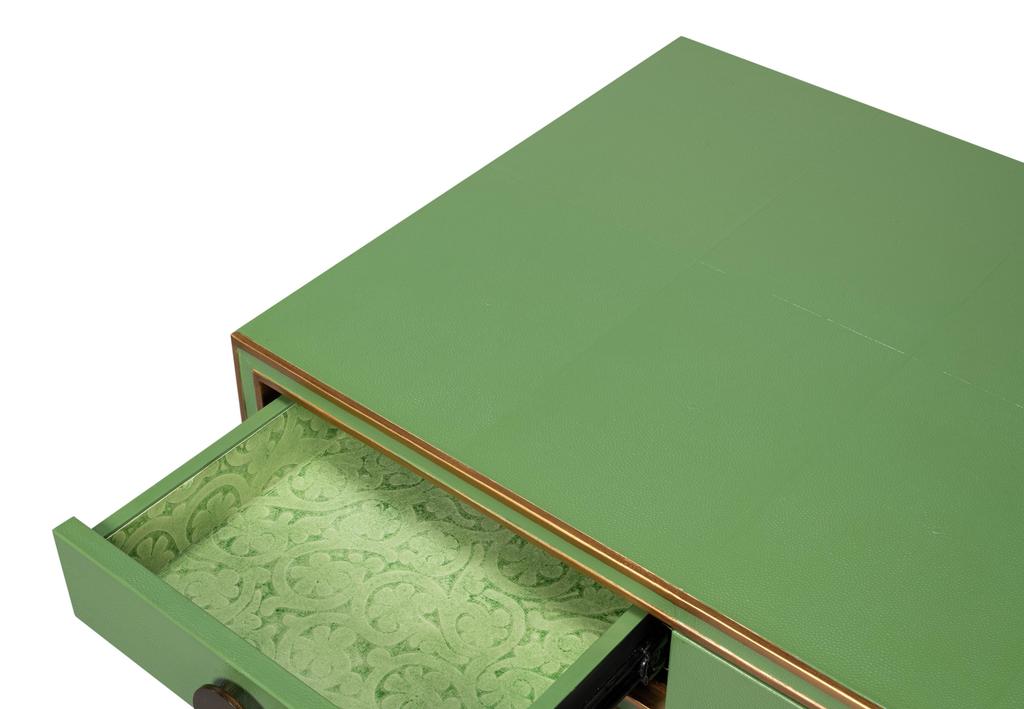 Gabriella Green Shagreen Desk/Table - Ornate Home