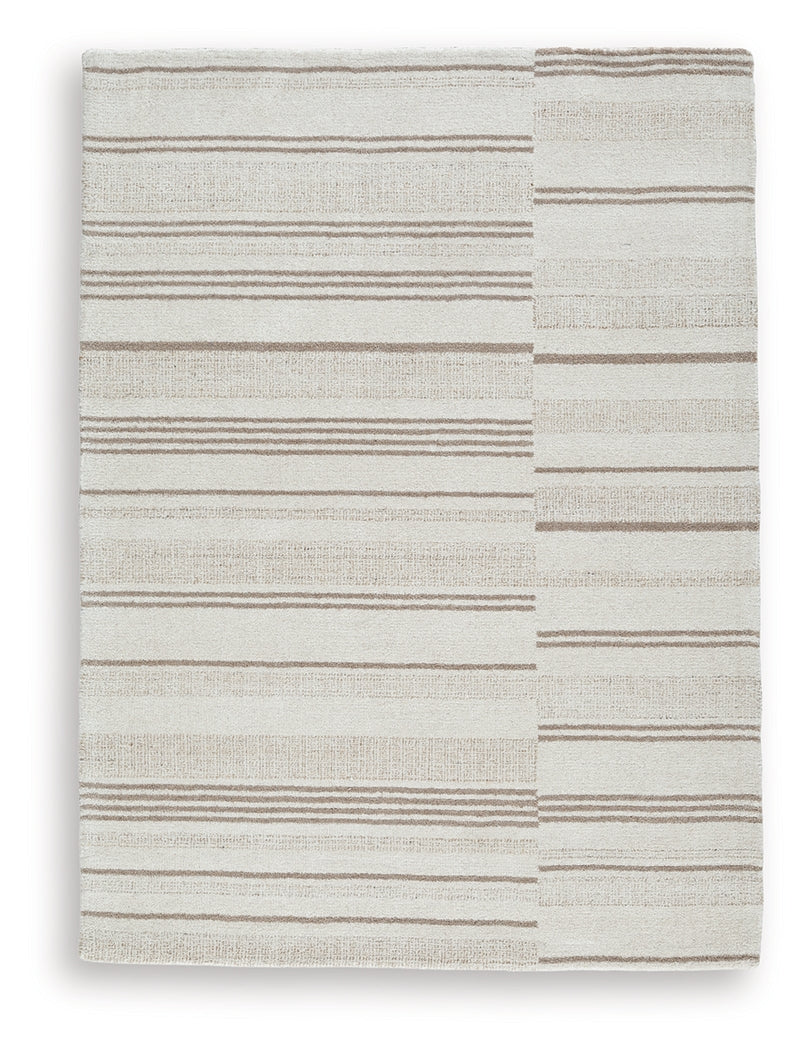 Gadence Ivory/Tan Medium Rug- Viva Furn
