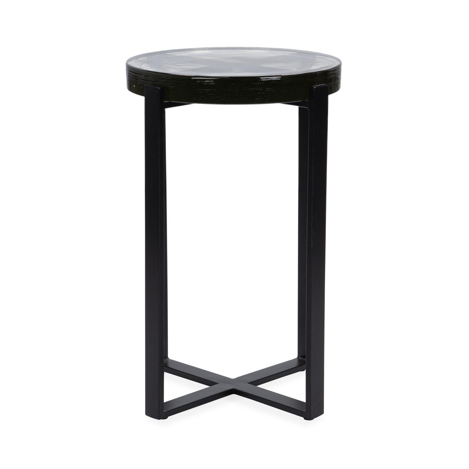 Gallie Black Accent Table - Ornate Home