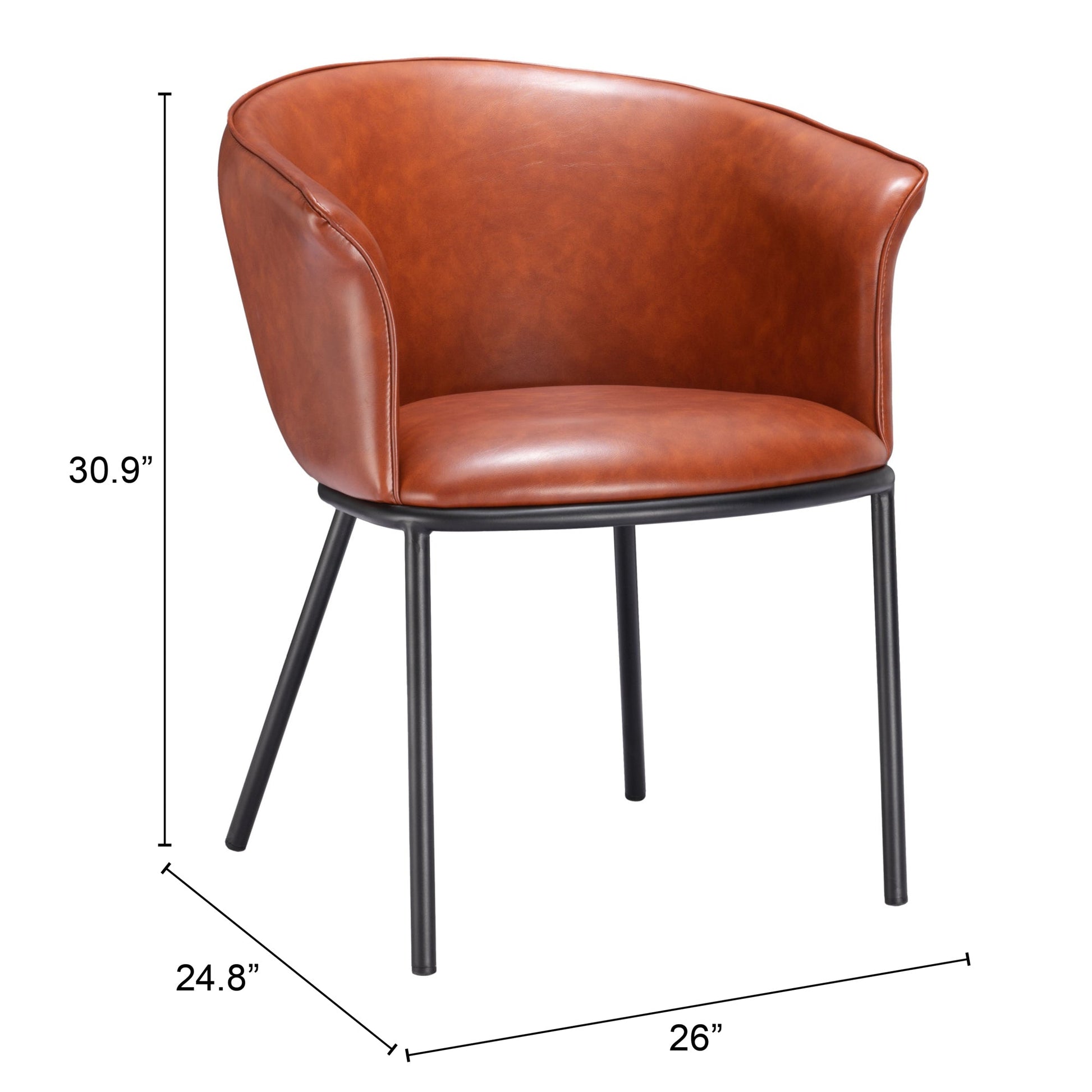 Garston Brown Dining Chair - Ornate Home