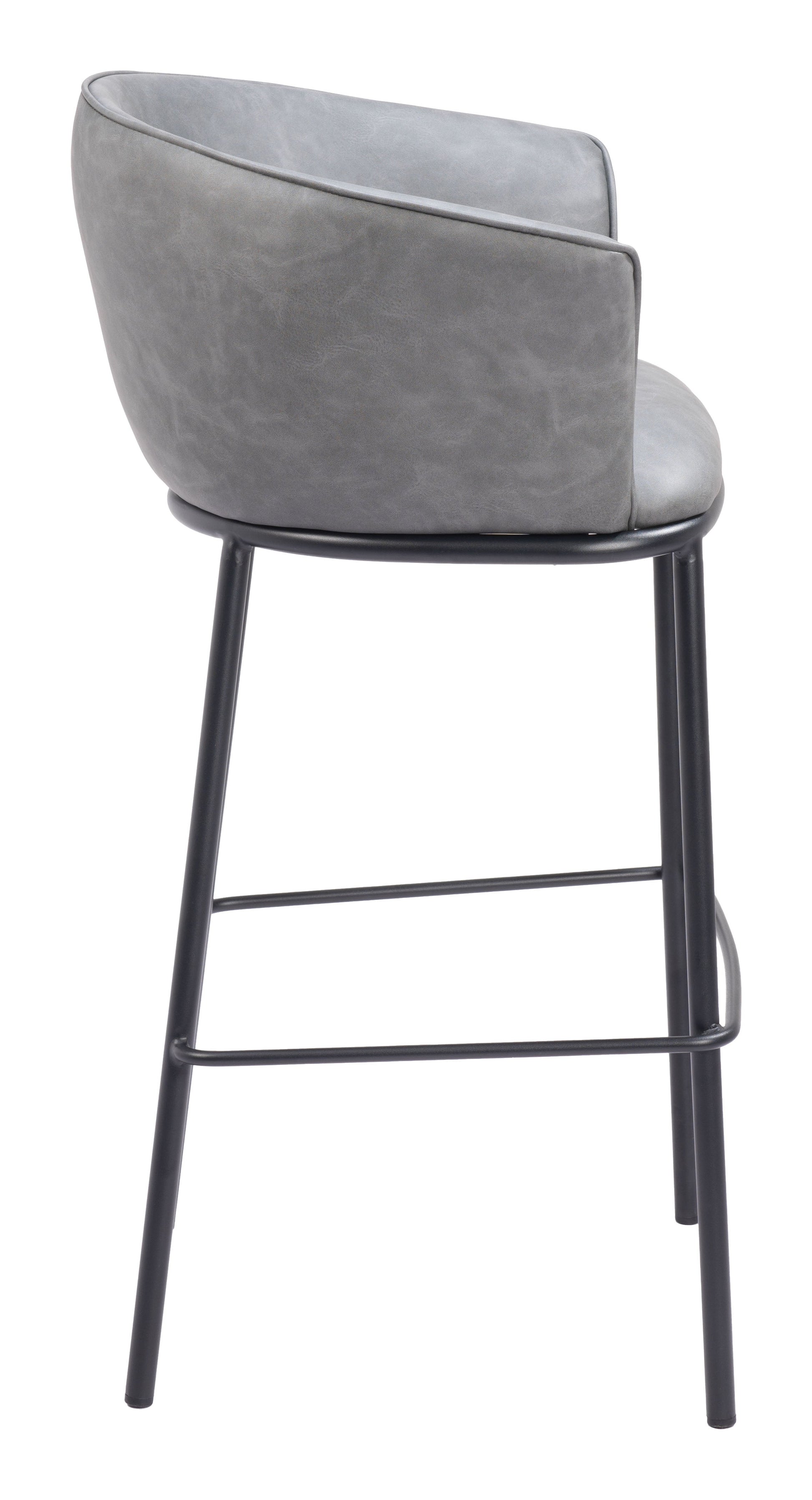 Garston Gray Barstool - Ornate Home