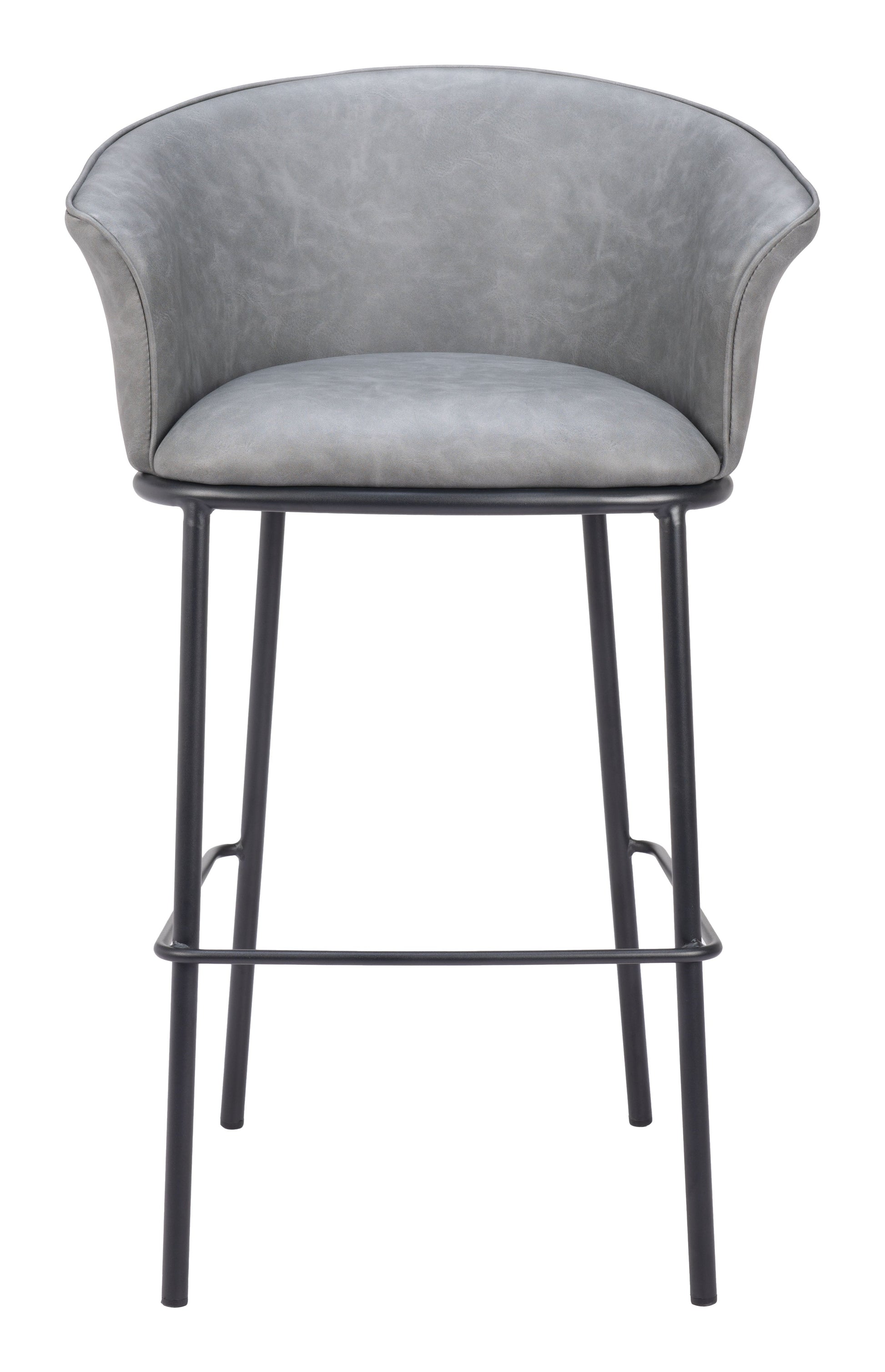 Garston Gray Barstool - Ornate Home
