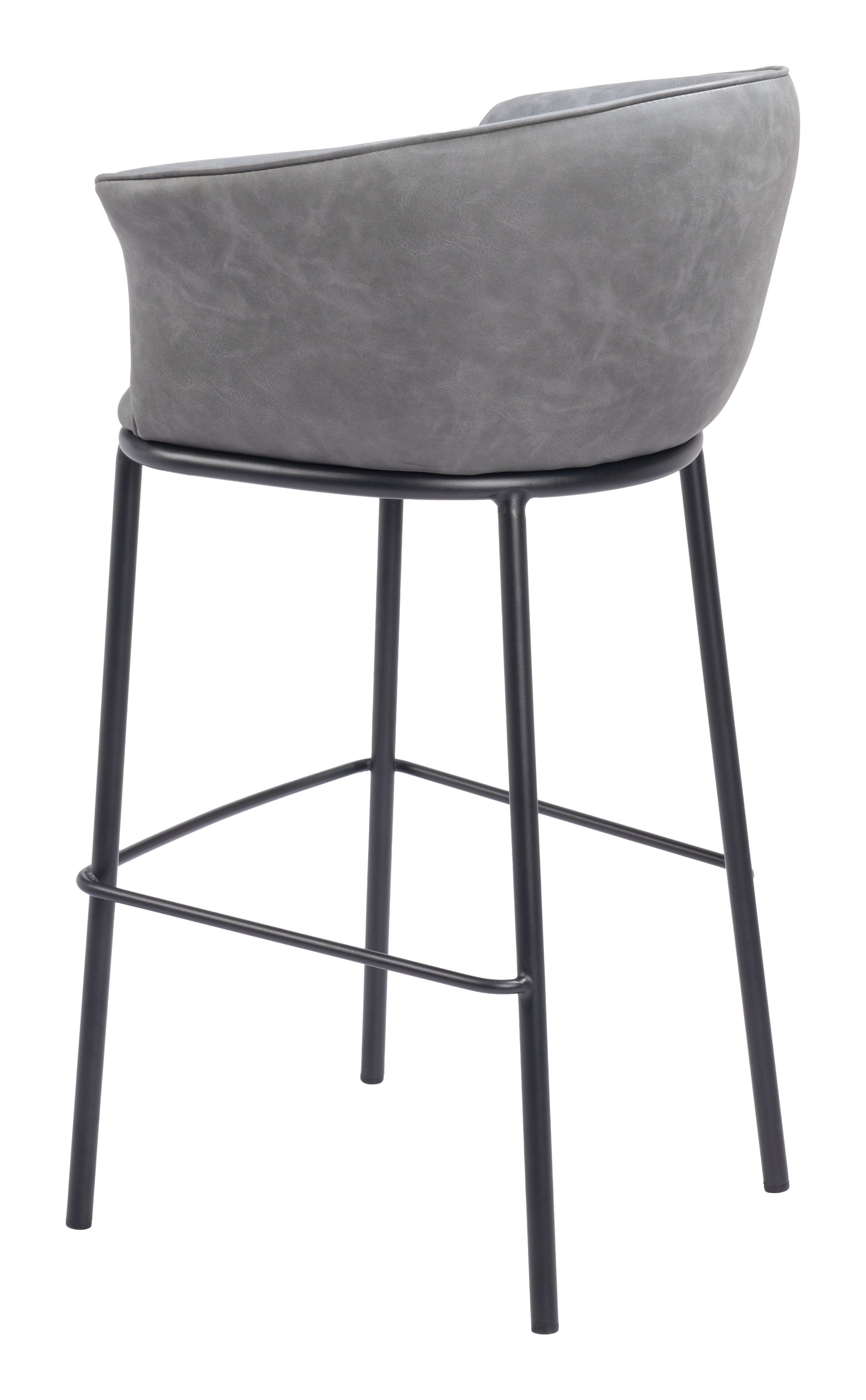Garston Gray Barstool - Ornate Home