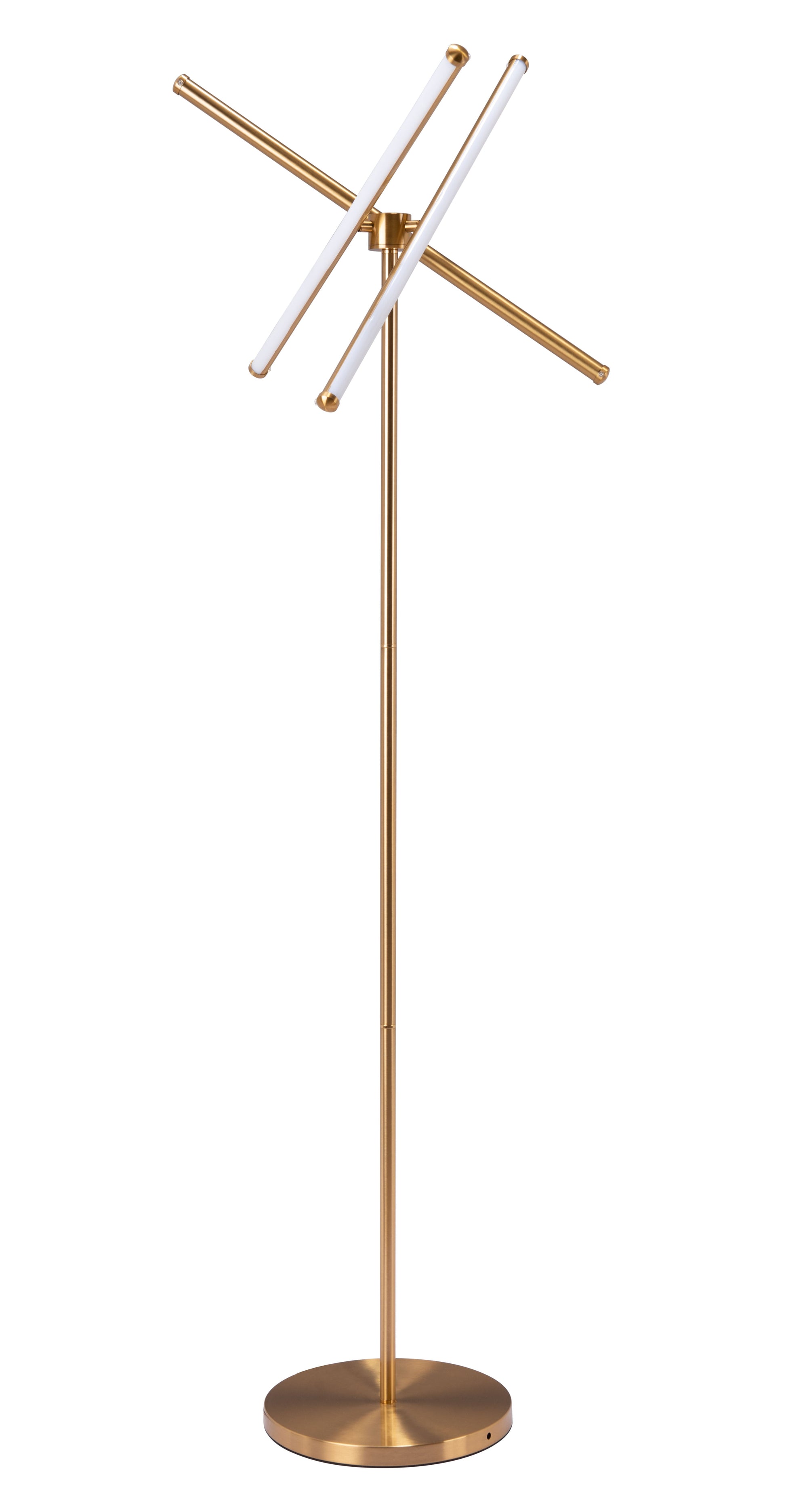 Garza Brass Floor Lamp - Ornate Home