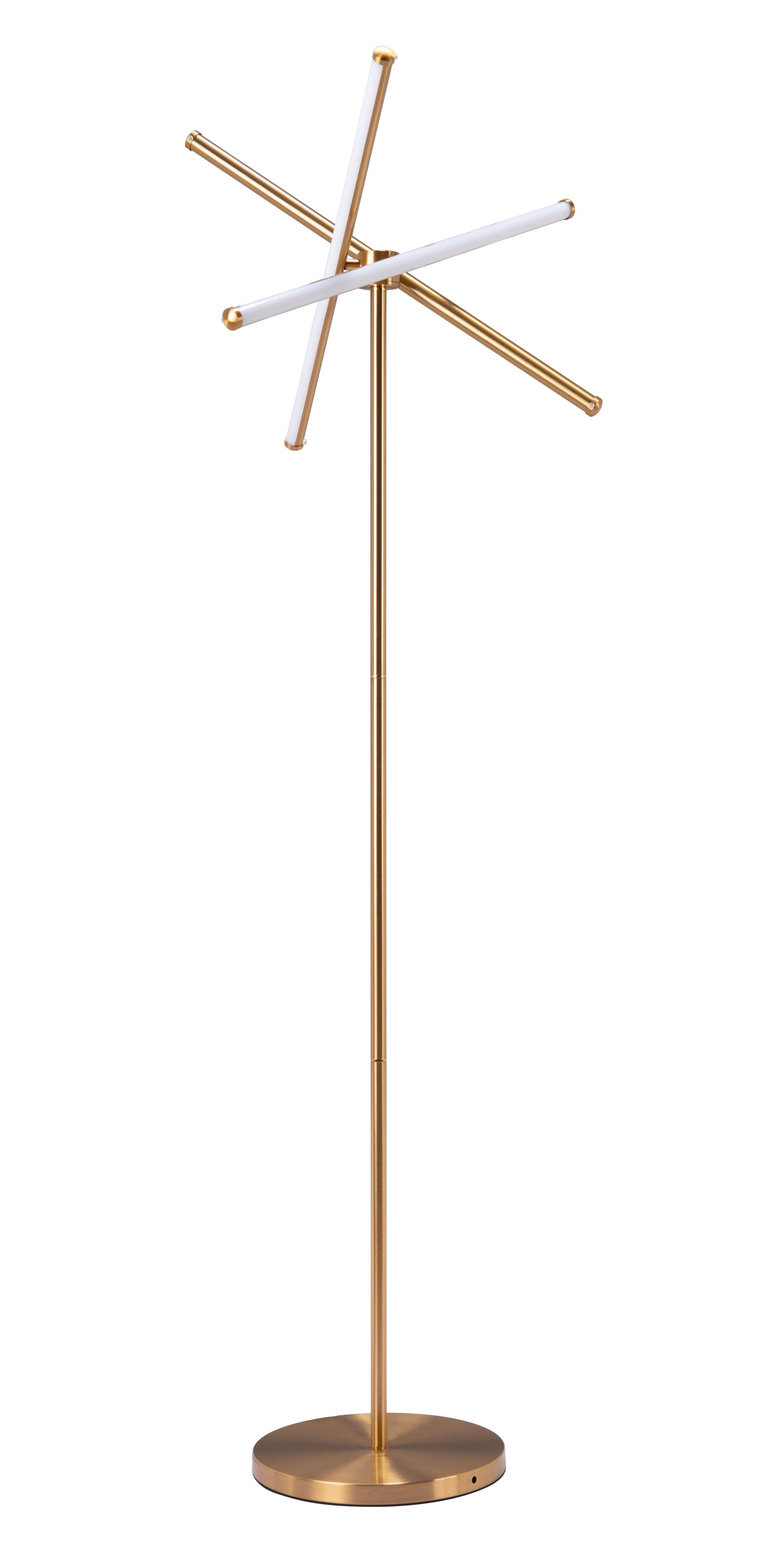 Garza Brass Floor Lamp - Ornate Home