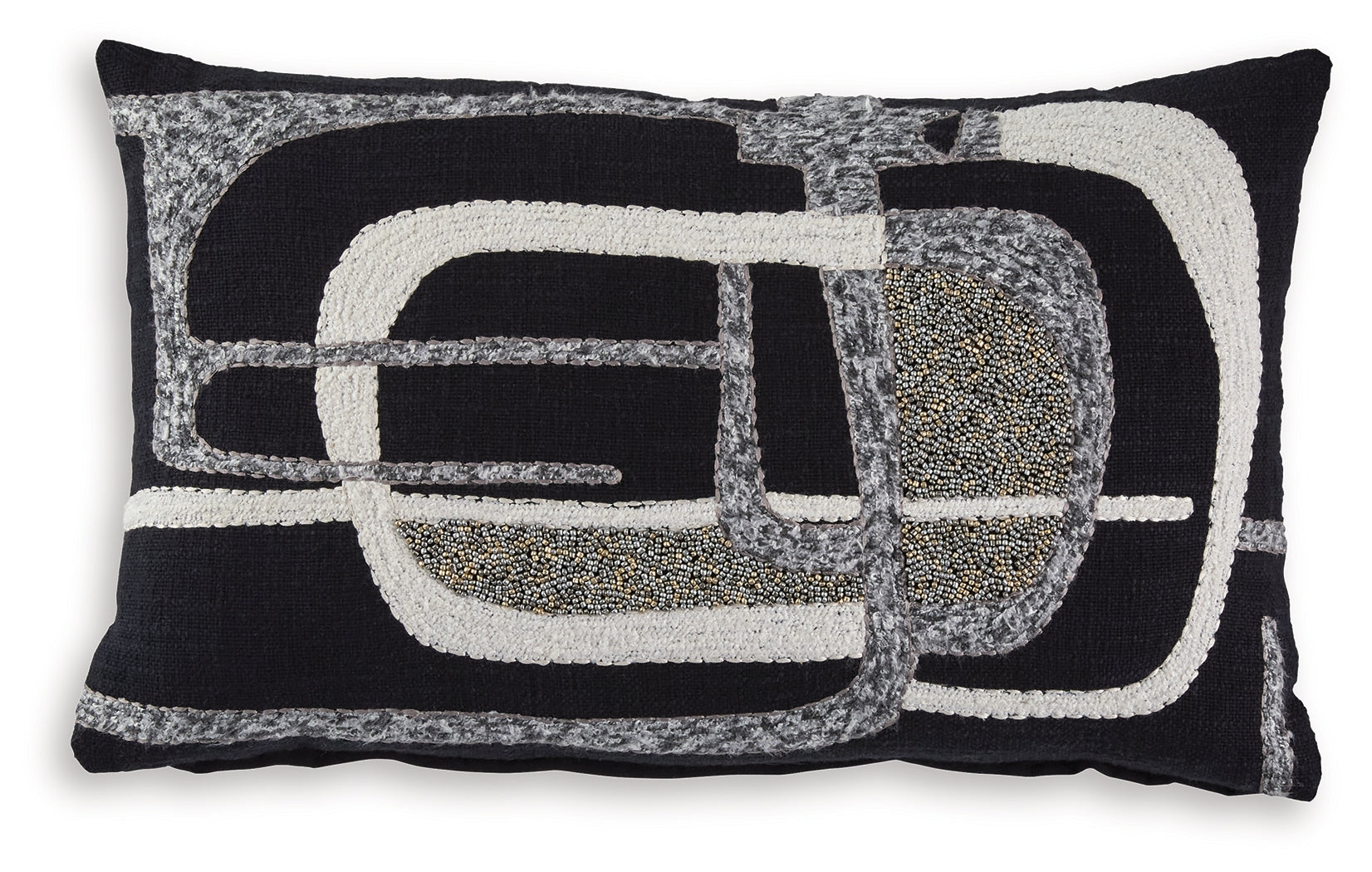 Gavrileigh Black/Gray/Ivory Pillow (Set of 4)- Viva Furn